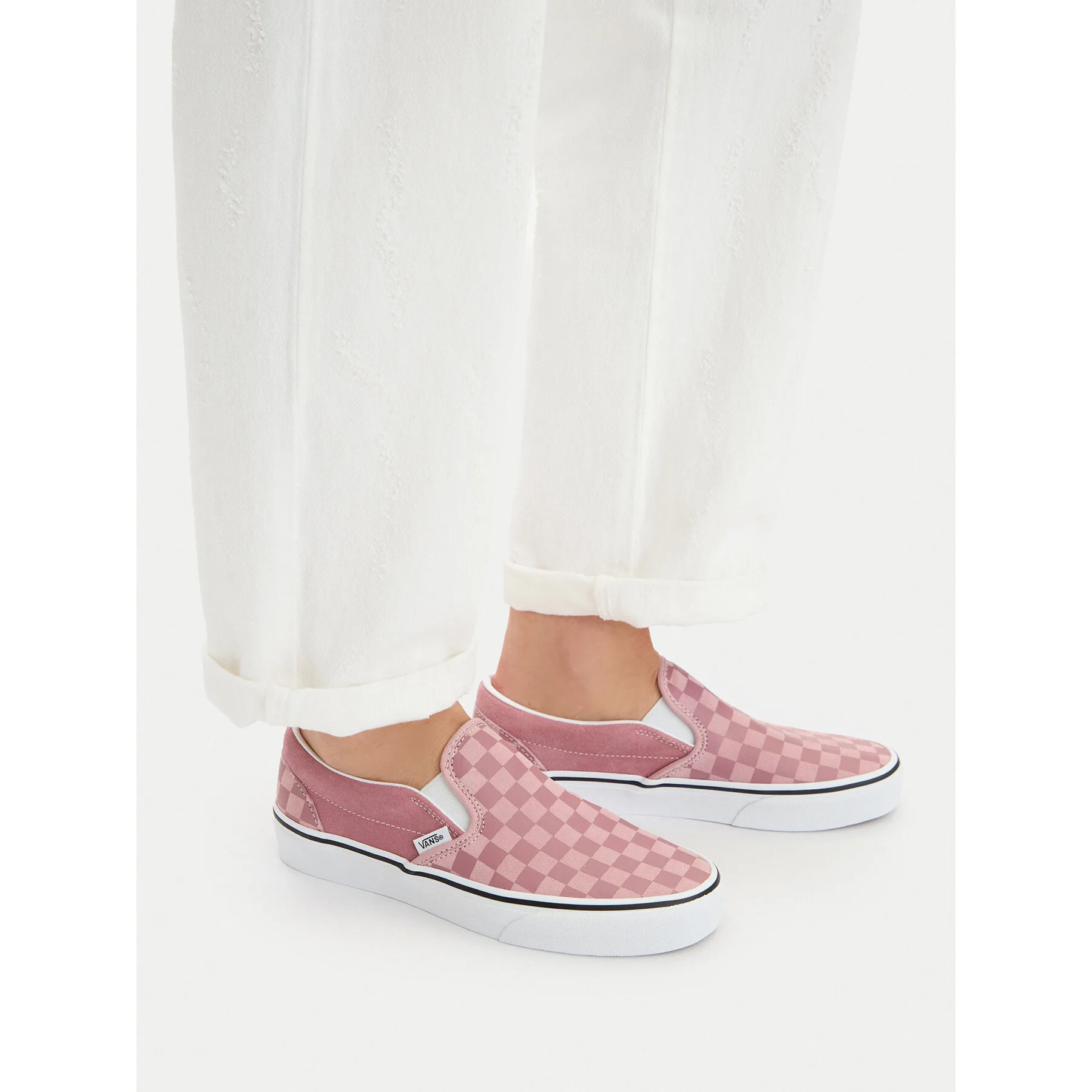 Дамски кецове Vans Classic Slip-On розови – Дамски ниски кецове