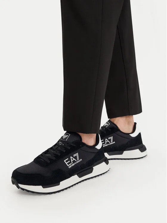 EA7 Emporio Armani Сникърси 7X000380 AF19175 MC138 Черен – Мъжки маратонки