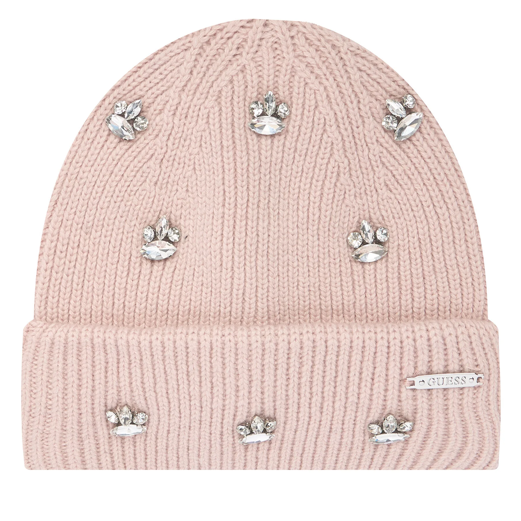 Дамска зимна шапка Guess AW5198 POL01 розова – Зимни шапки
