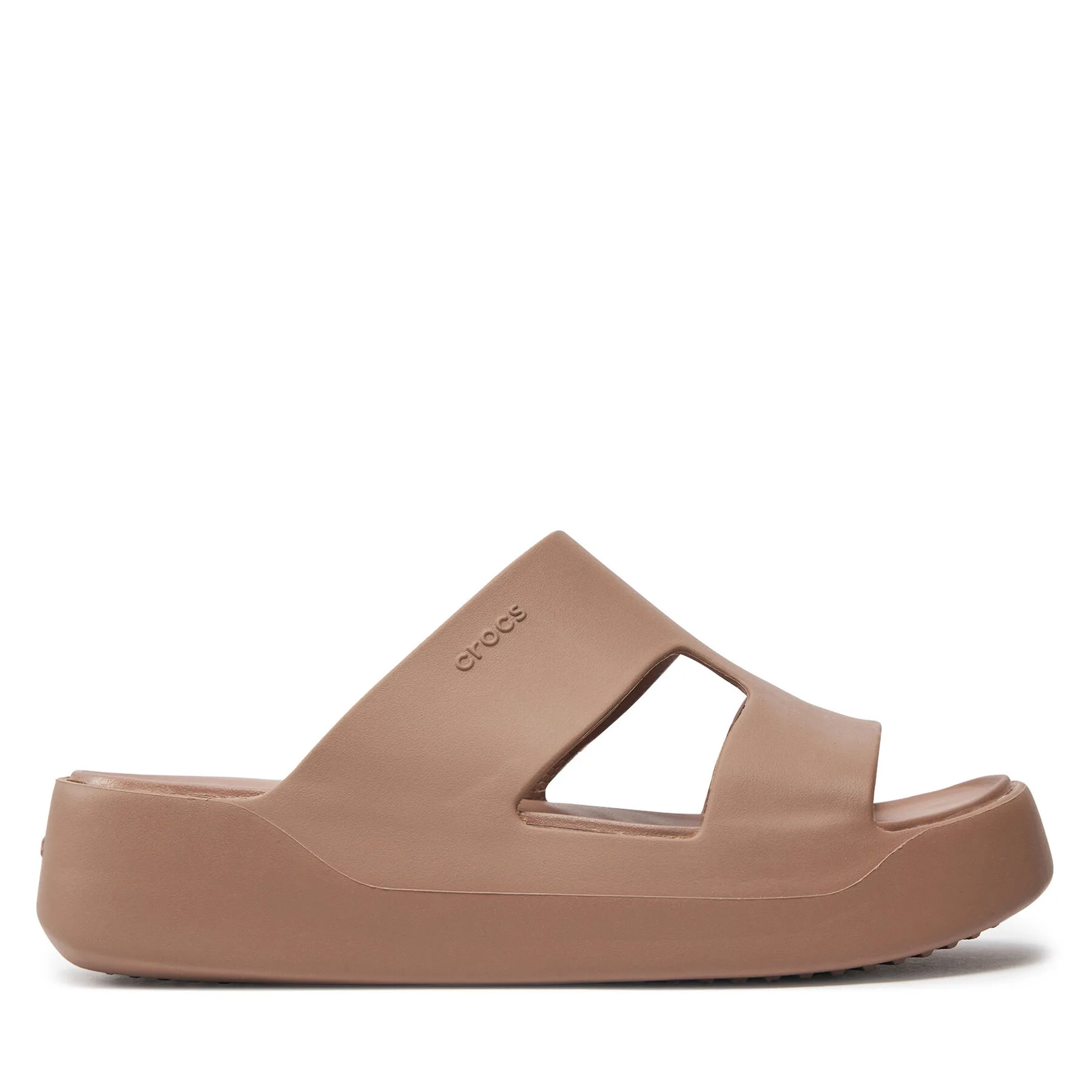 Чехли Crocs Getaway Platform H-Strap 209409 Бежов – Дамски чехли