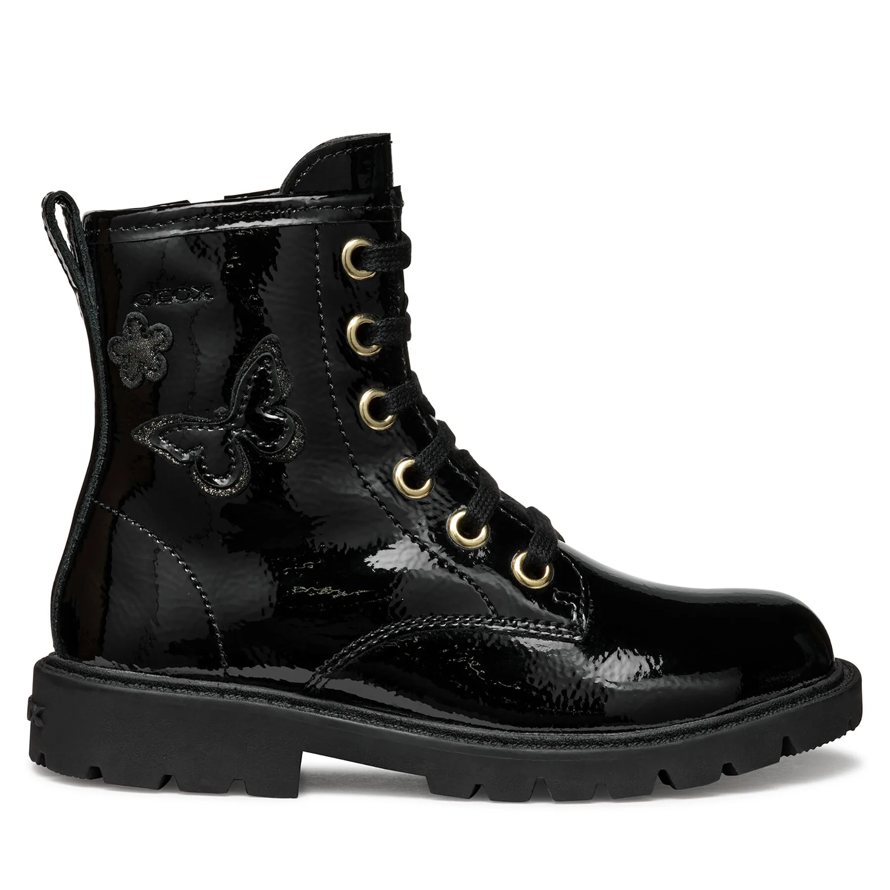 Зимни обувки Geox J Shaylax Girl J56EXA 00067 C9999 D Черен – Детски зимни обувки