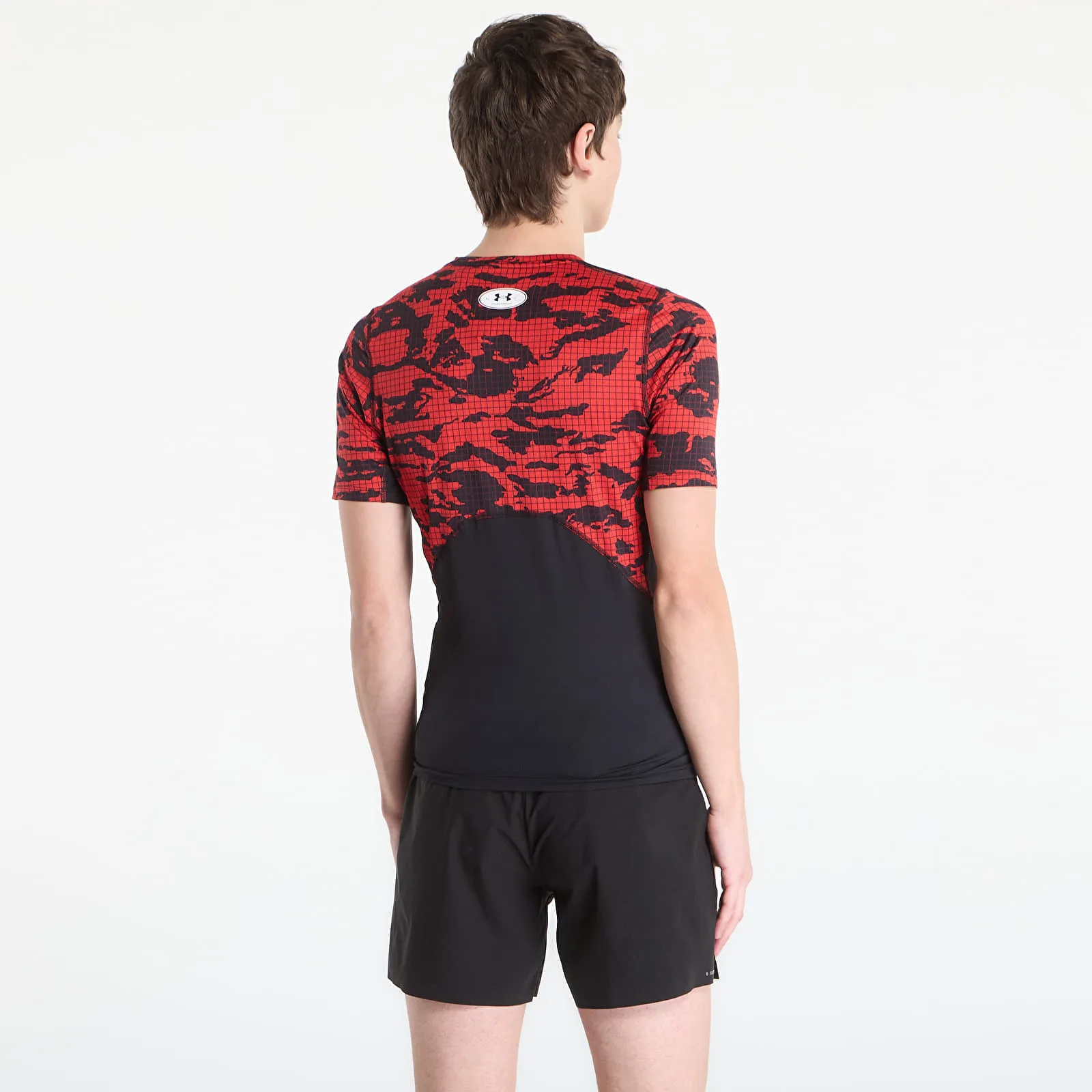Тениска Under Armour HG Printed SS Tee Black XL – Мъжки тениски