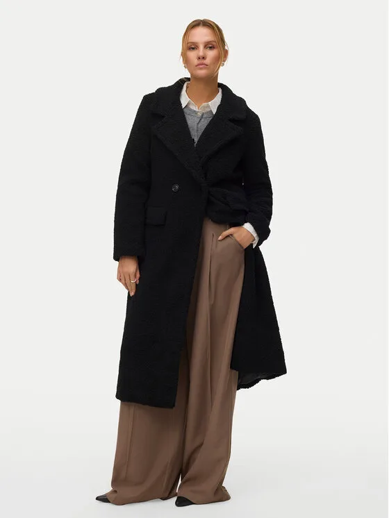 Дамски кожух Vero Moda Teresa черен – Дамски кожуси