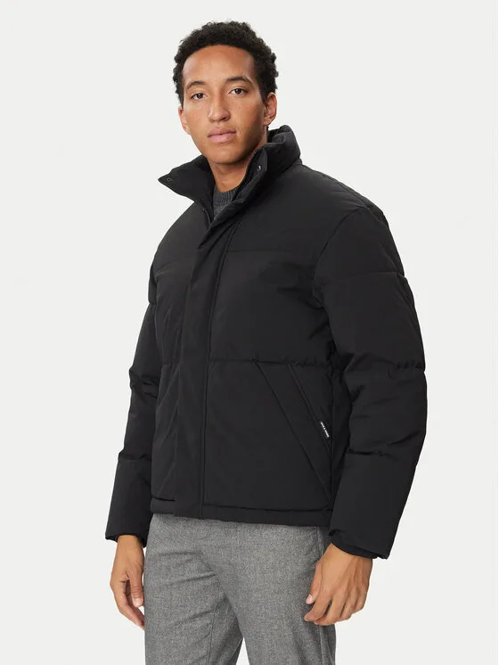 Мъжко зимно яке Jack & Jones Soho 12298861 черно – Черен – Мъжки зимни якета