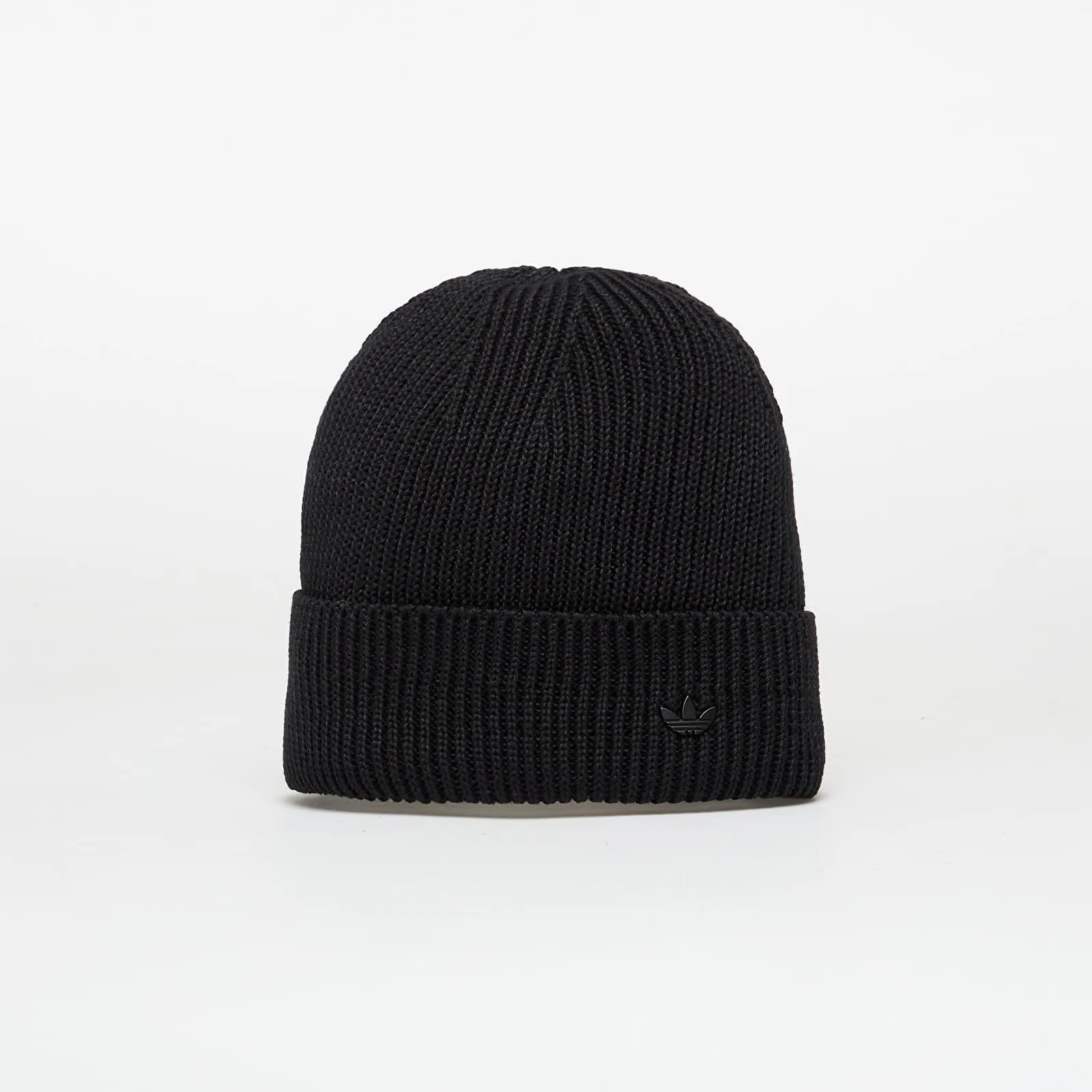 Зимна шапка adidas Originals Everyday Icons With Tonal Metal Trefoil черна – Black – Зимни шапки