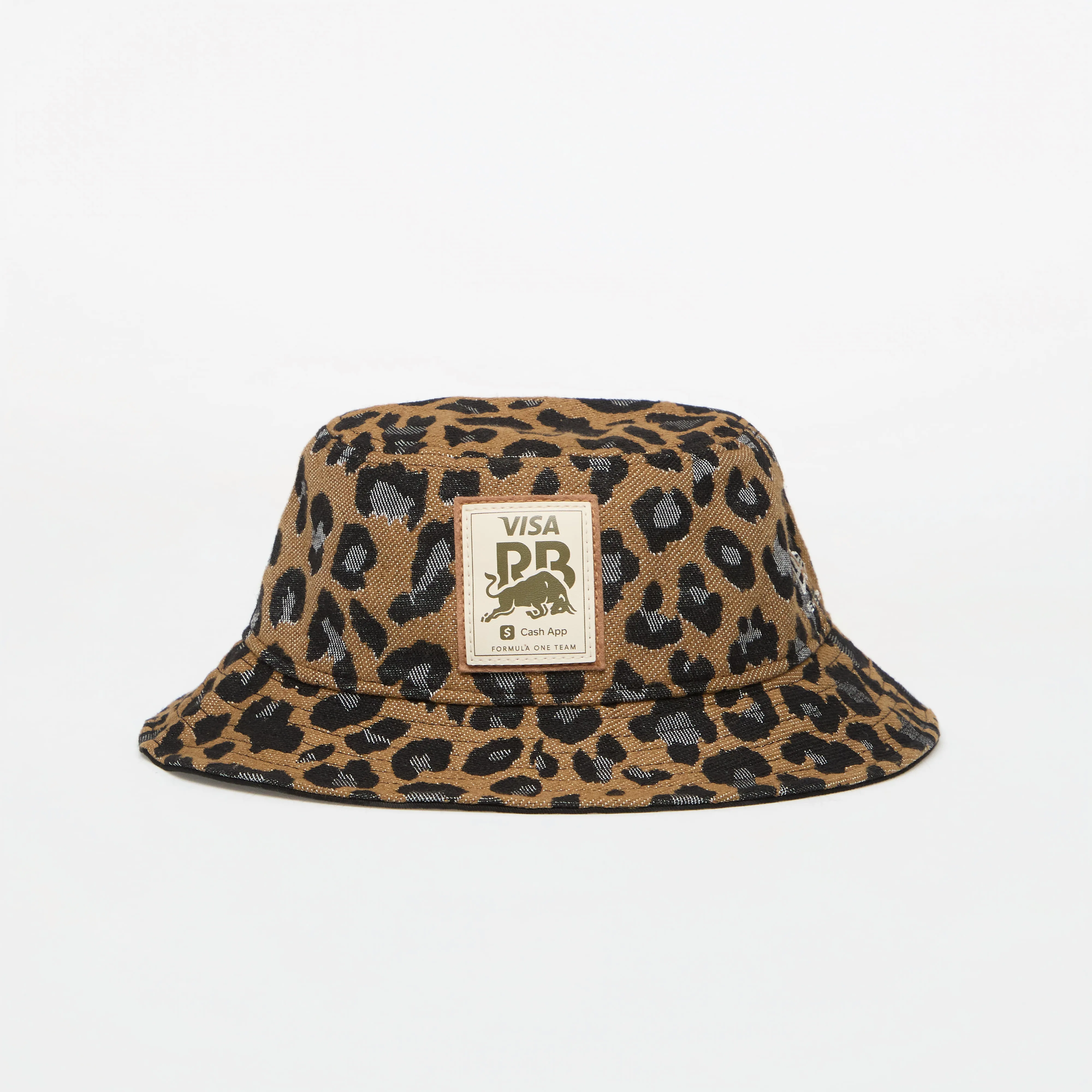 Шапка New Era Bucket Hat VISA CASH APP RACING BULLS Leopard Visa Cash App Racing Bulls Brown M – Бъкет шапки