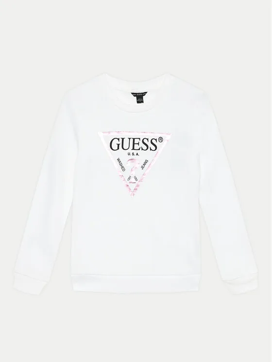 Детски суитшърт Guess KAUG0 бял – Детски суитшърти