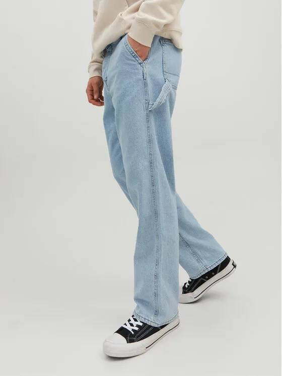 Jack & Jones Дънки Eddie 12229556 Светлосиньо Loose Fit – Мъжки loose дънки