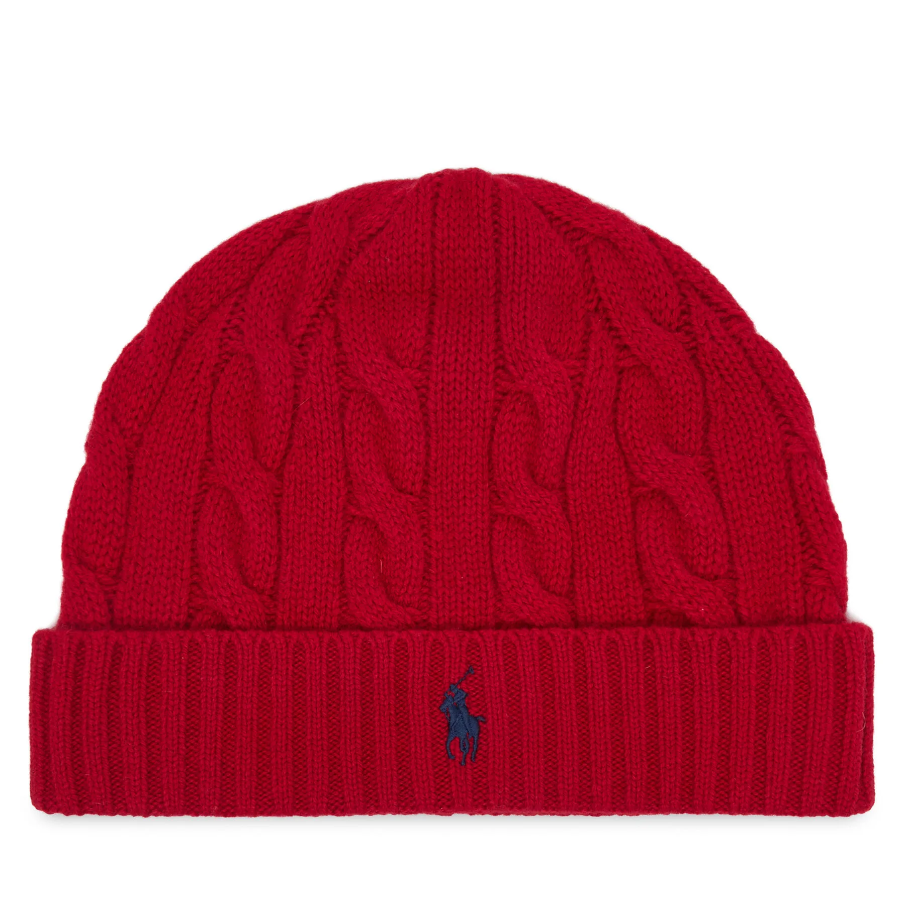 Шапка Polo Ralph Lauren 710B23668008 Червен – Зимни шапки