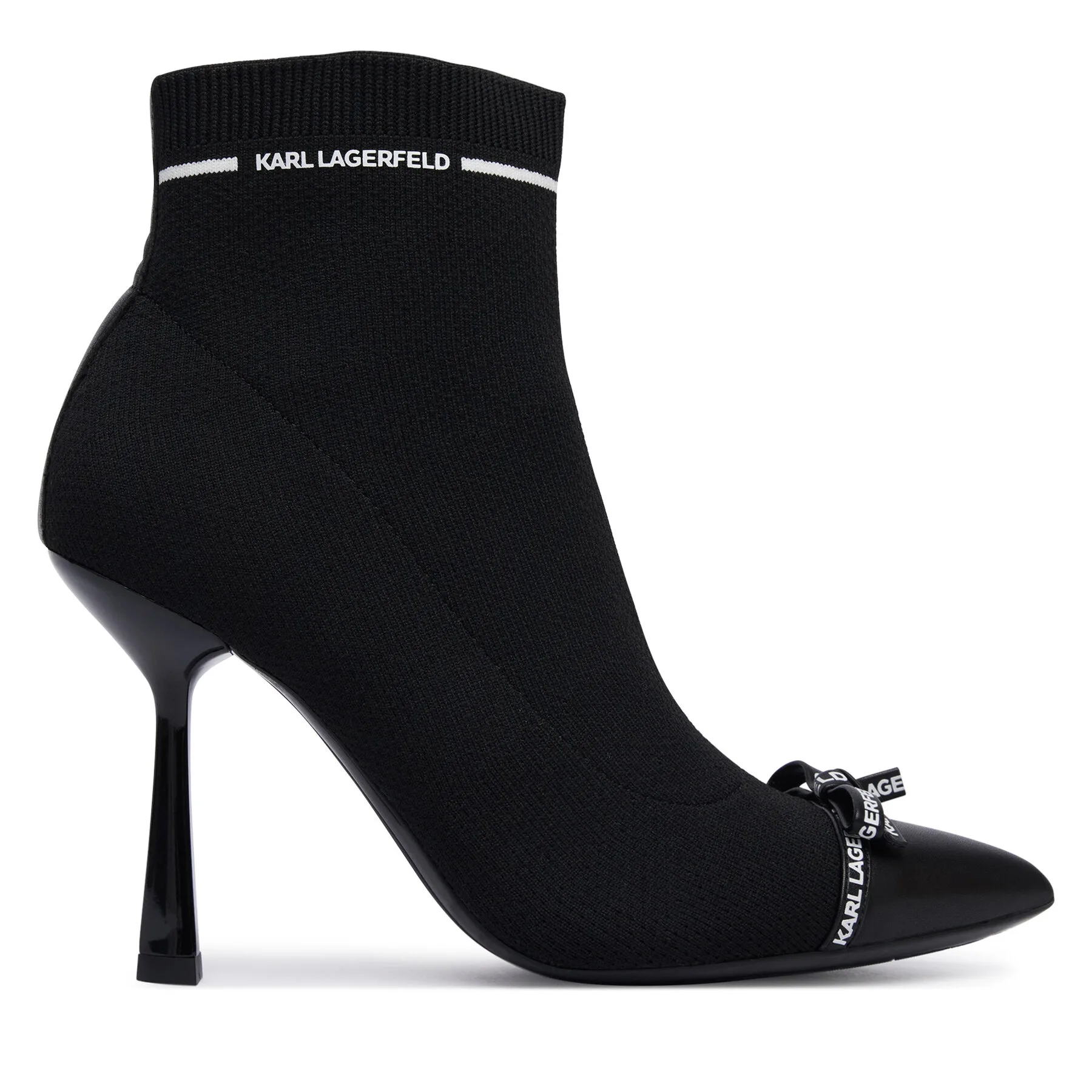 Боти KARL LAGERFELD Pandara KL31341 Черен – Дамски боти на ток