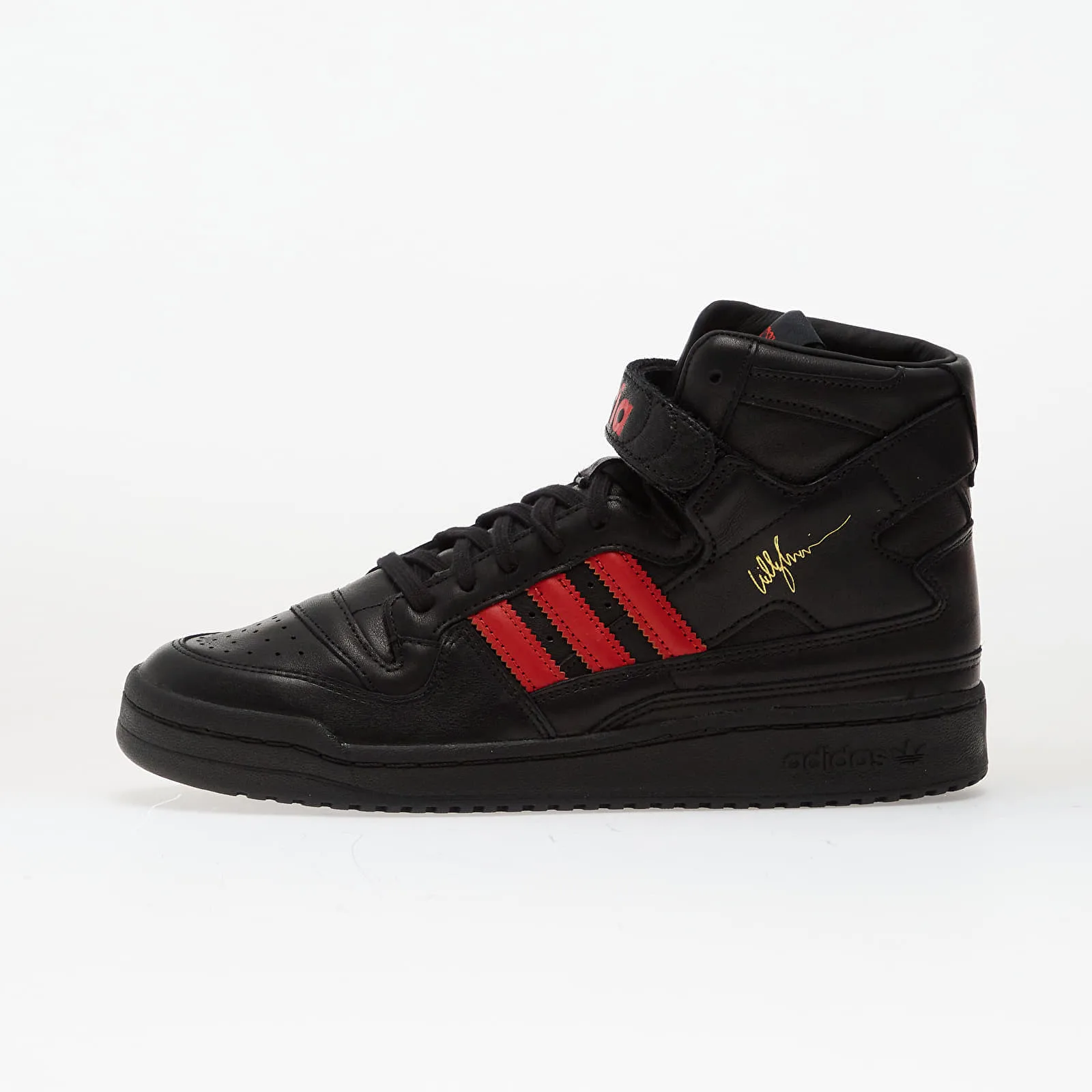 Мъжки високи маратонки adidas Originals x Willy Chavarria Forum 84 Hi черни – Core Black|Red