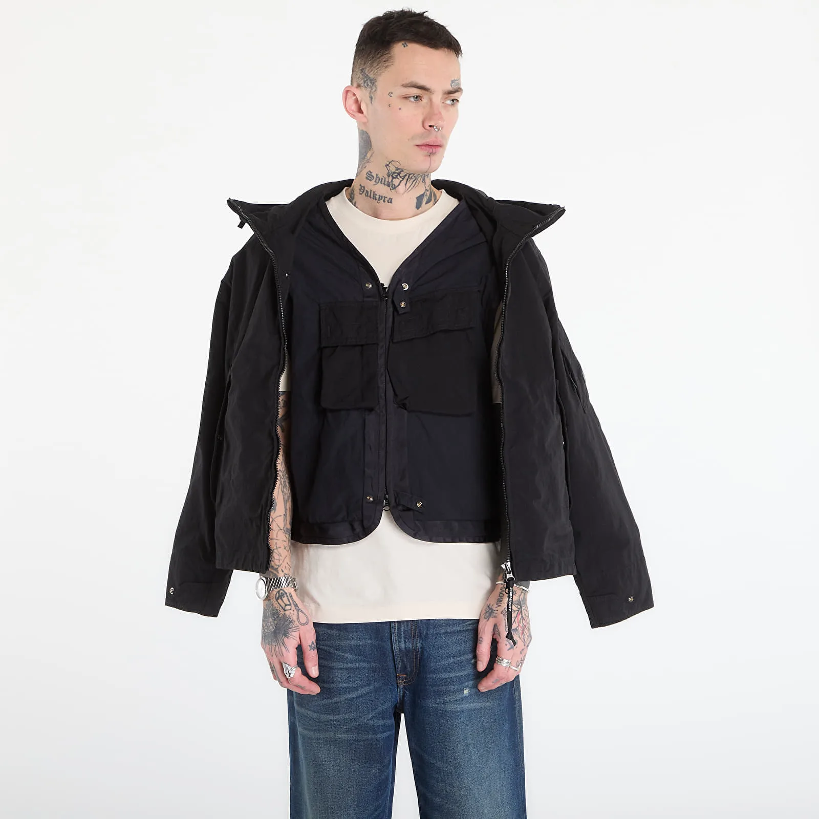 Яке C.P. Company Medium Jacket Black S – Мъжки якета и палта