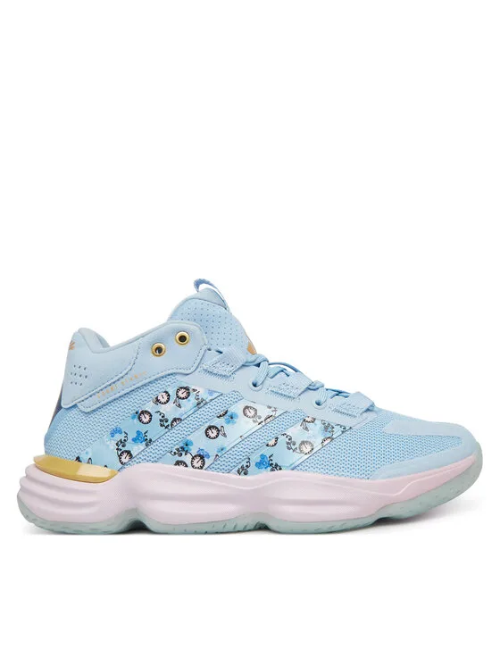 Дамски обувки за зала adidas Disney Princess Court Stabil Indoor сини – Обувки за спортове на закрито