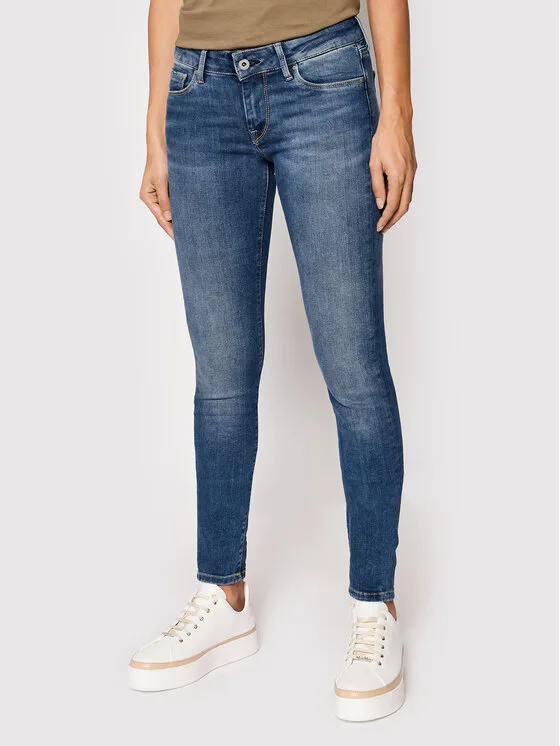 Pepe Jeans Дънки Soho PL204174 Син Skinny Fit – Дамски skinny дънки