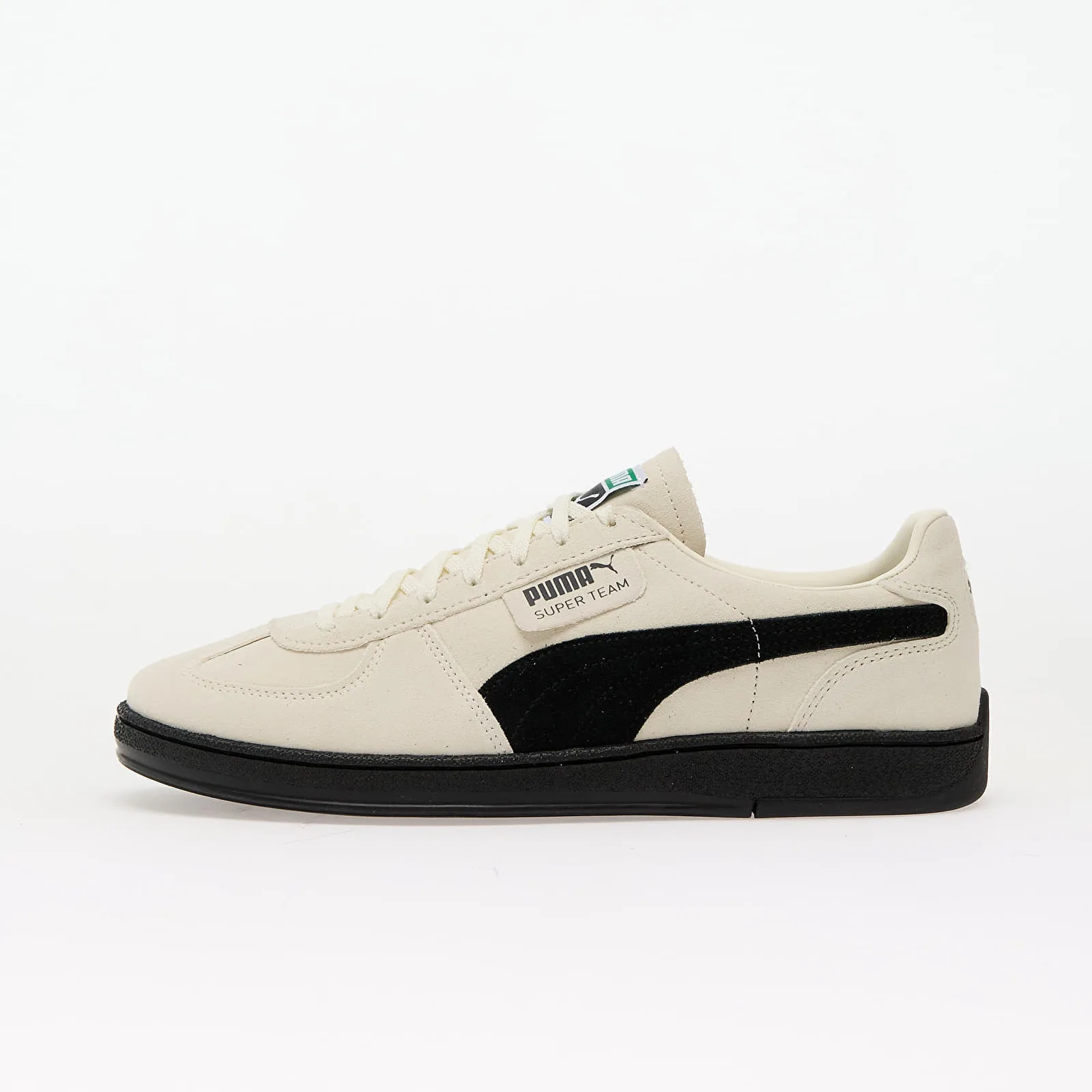 Мъжки маратонки Puma Super Team 40317103 бели – Warm White-Puma Black – Мъжки ниски маратонки