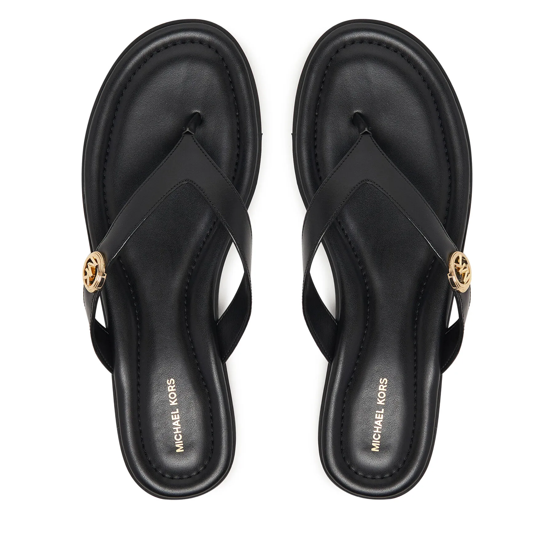 Джапанки MICHAEL Michael Kors Ering Thong 40S6ERFS1L Черен – Дамски джапанки