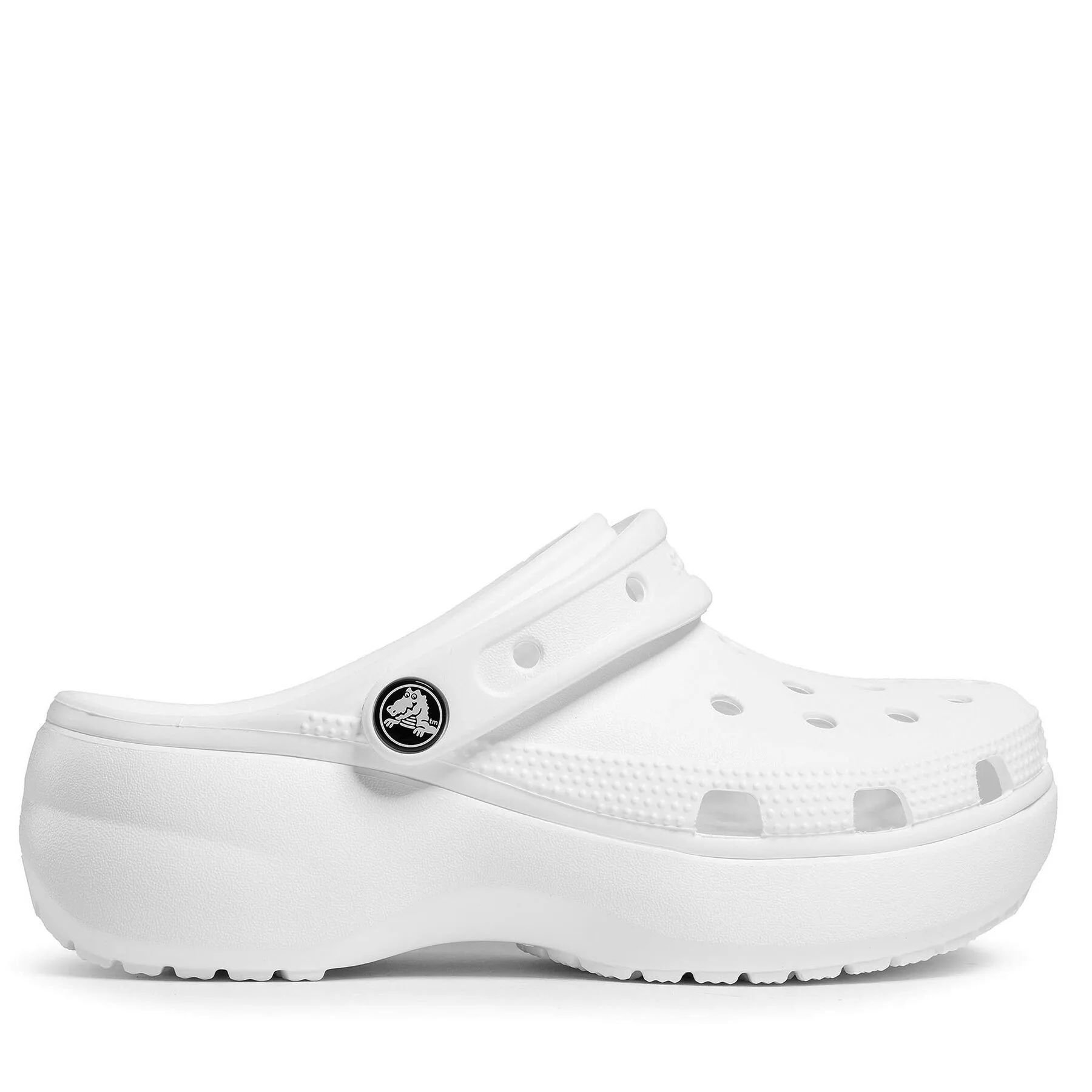 Дамски чехли Crocs Classic Platform Clog бели – Бял