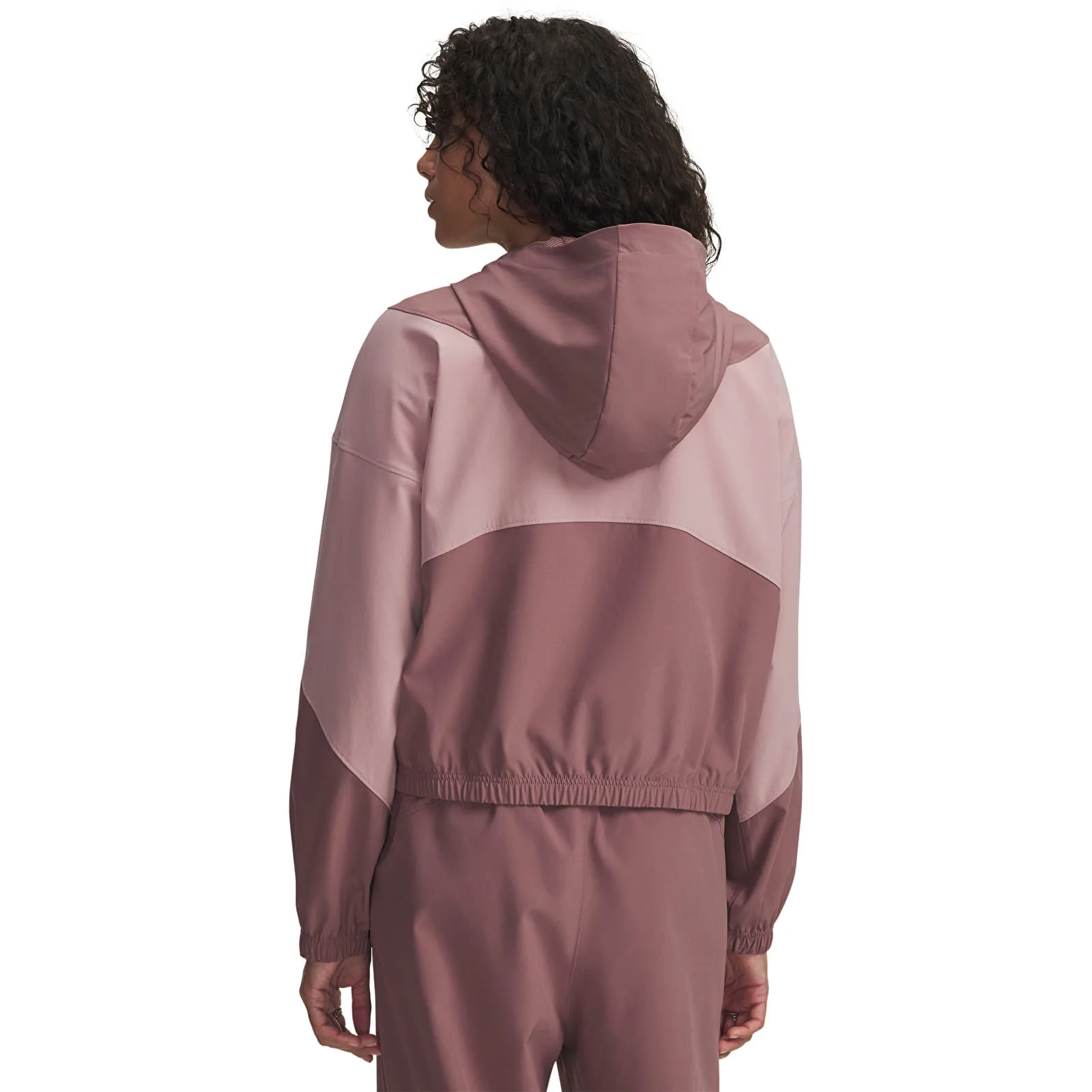 Суитшърт Under Armour Rival Woven Jacket Hoodie Brown XS – Дамски худита