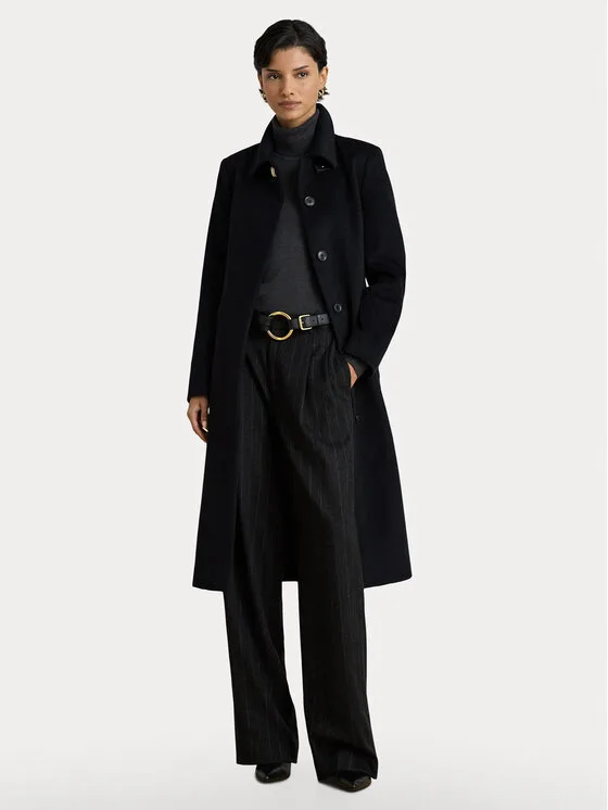 LAUREN RALPH LAUREN Вълнено палто 297P23444002 Светлокафяв Regular Fit – Дамски зимни палта