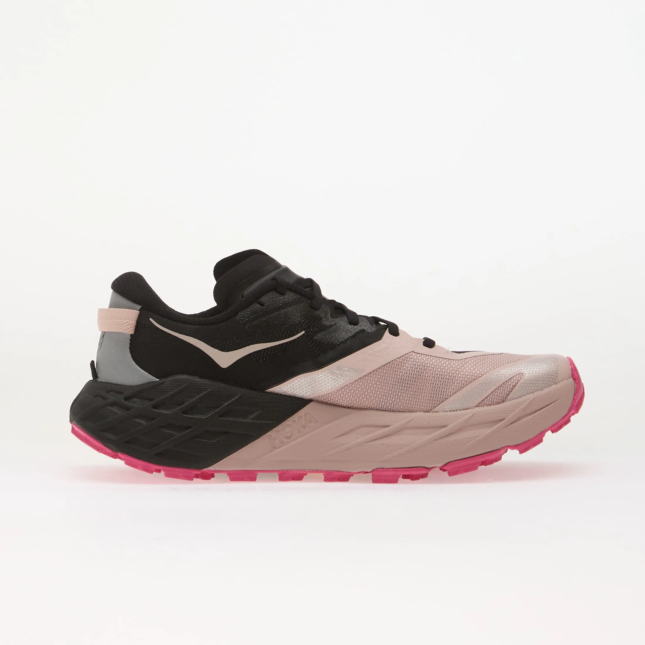 Дамски маратонки за планинско бягане HOKA® Speedgoat 7 черни/розови – Black|Pink Opal – Дамски трейл…