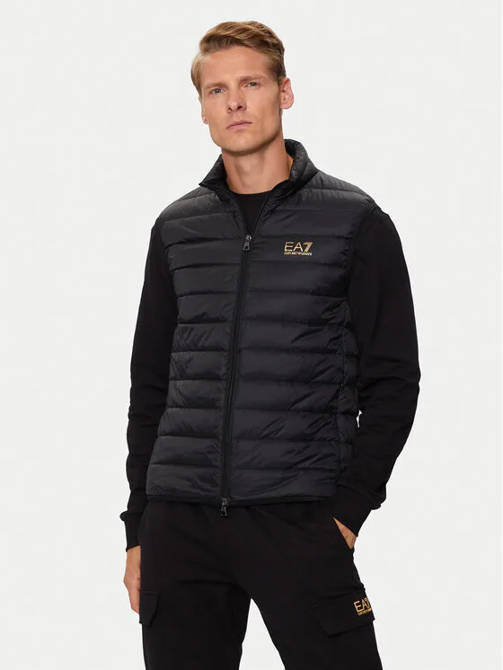 Мъжки елек EA7 Emporio Armani Pngpz 8NPQ06 0208 черен – Мъжки елеци