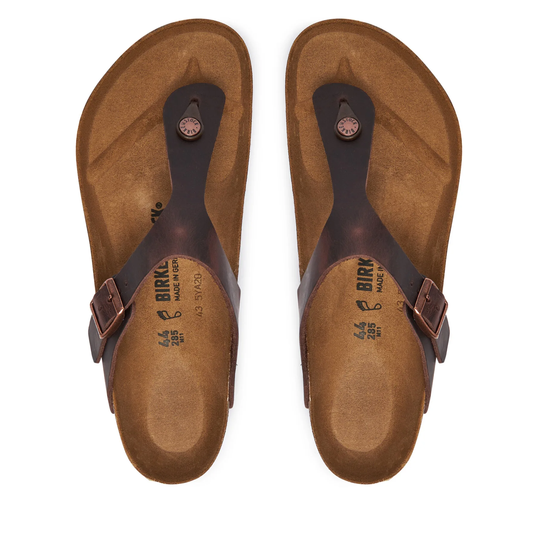 Джапанки Birkenstock Gizeh 0743831 Кафяв – Дамски джапанки