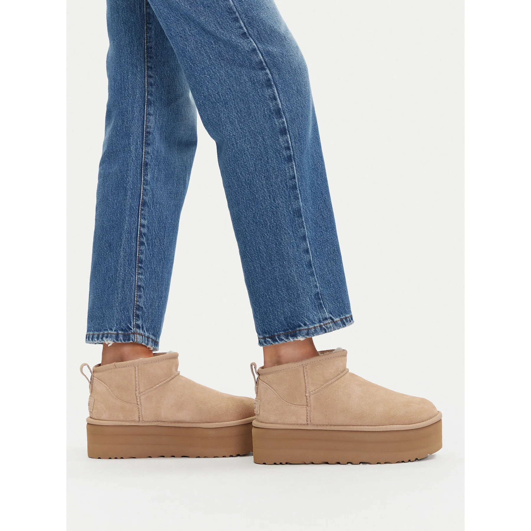 Апрески Ugg Classic Ultra Mini Platform 1135092 Бежов – Дамски апрески