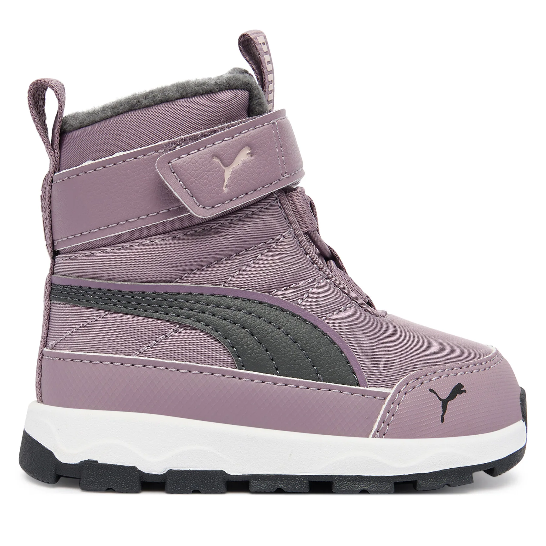 Детски апрески Puma Evolve Boot Ac+ виолетови – Апрески за момичета