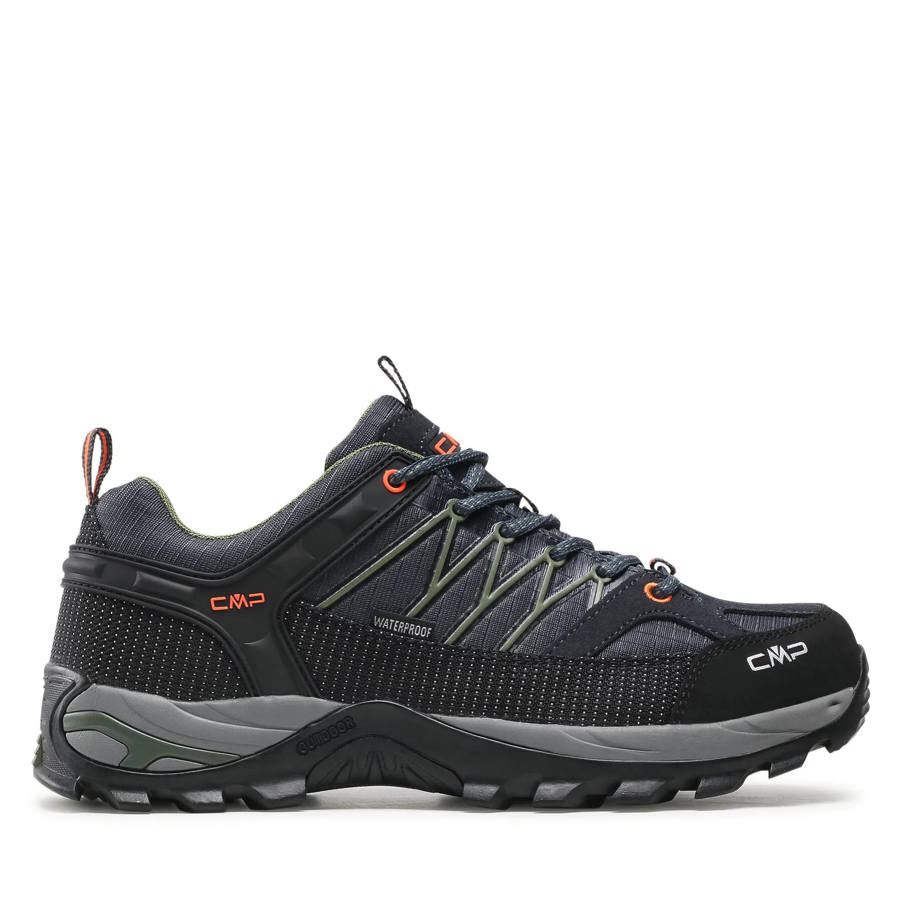 Туристически CMP Rigel Low Trekking Shoe Wp 3Q54457 Черен – Мъжки ниски трекинг обувки