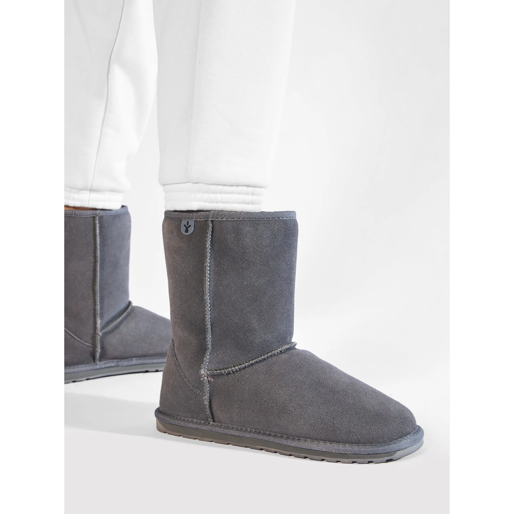 Апрески EMU Australia Wallaby Lo Teens T10102 Сив – Апрески за момчета