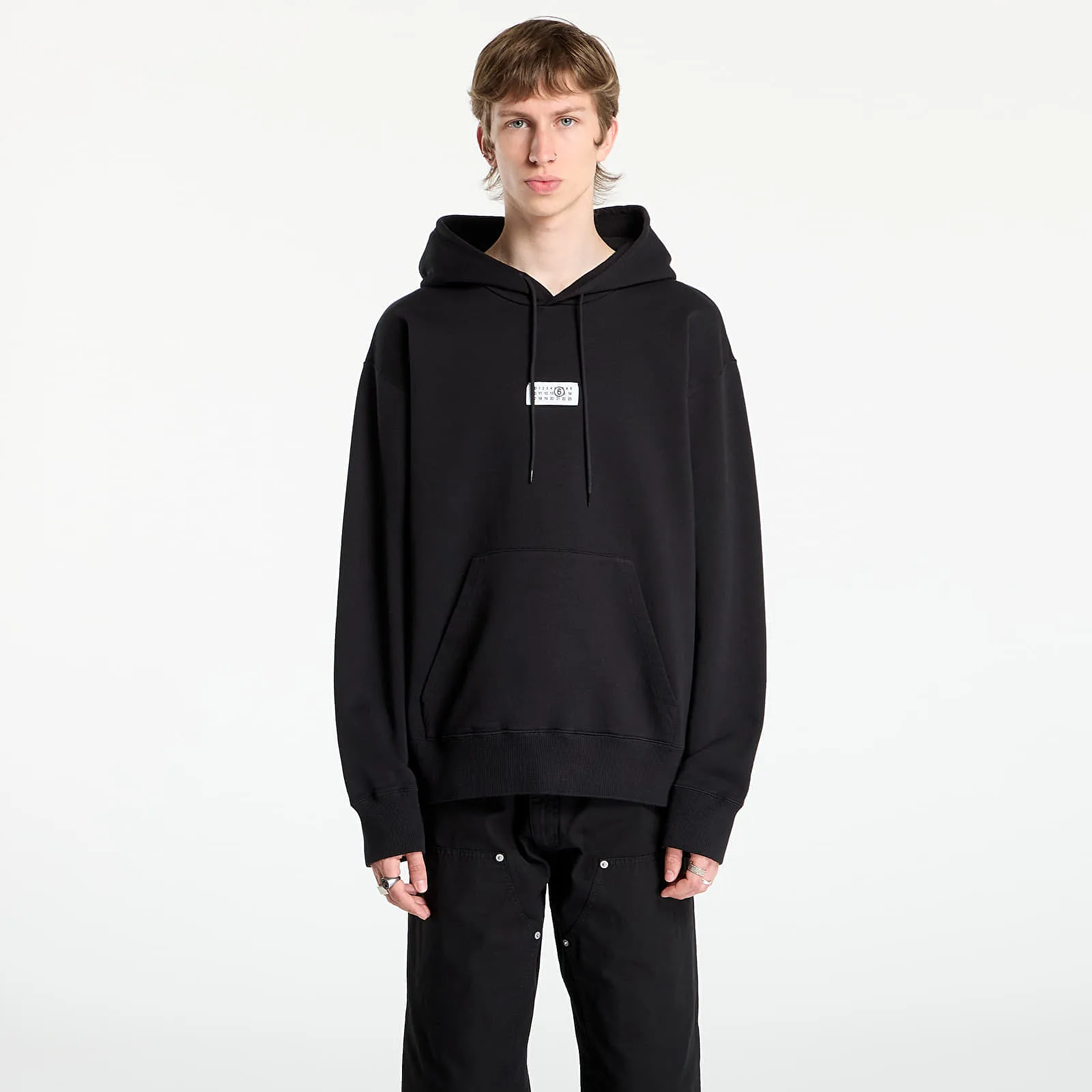 Мъжки суитшърт MM6 Maison Margiela Numeric черен – Black – Мъжки суитшърти без цип
