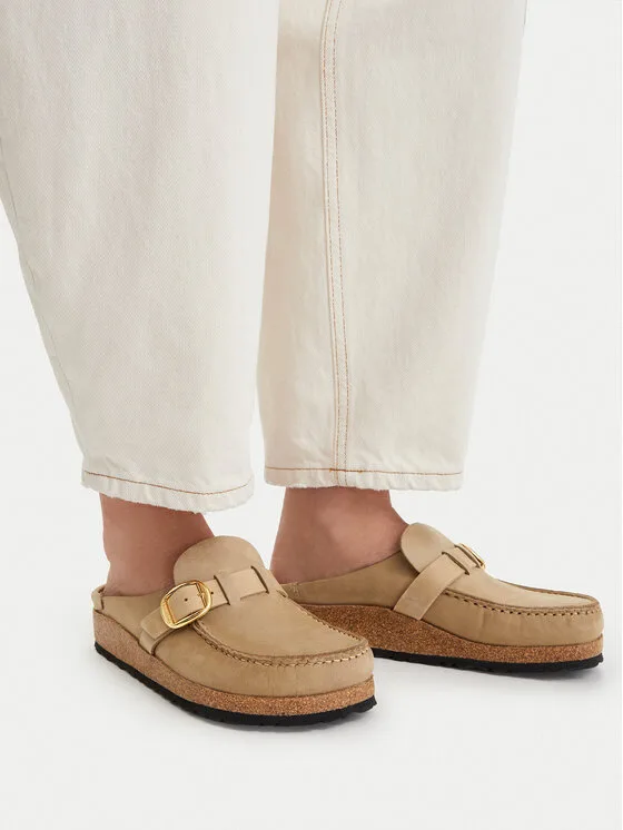Дамски чехли Birkenstock Buckley бежови