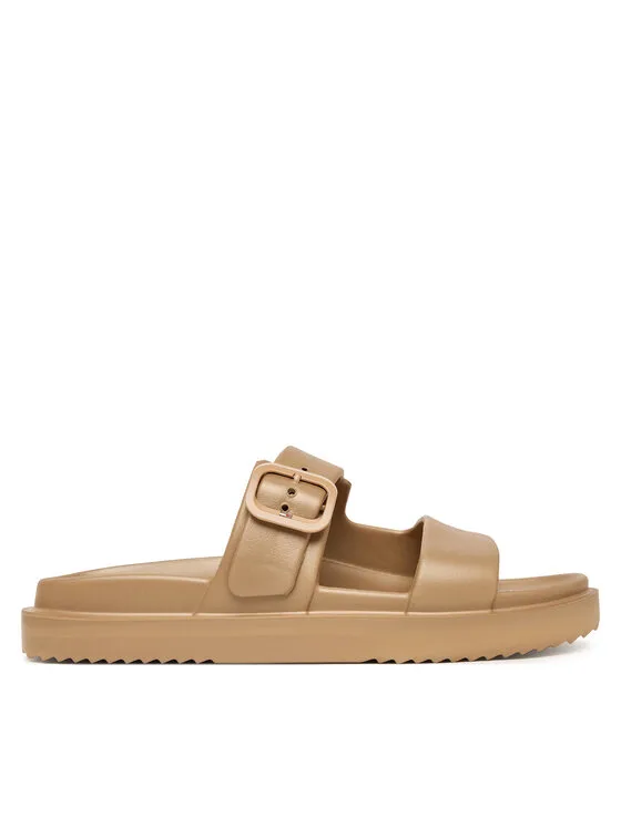 Tommy Hilfiger Чехли Double Strap FW0FW09114 Бежов