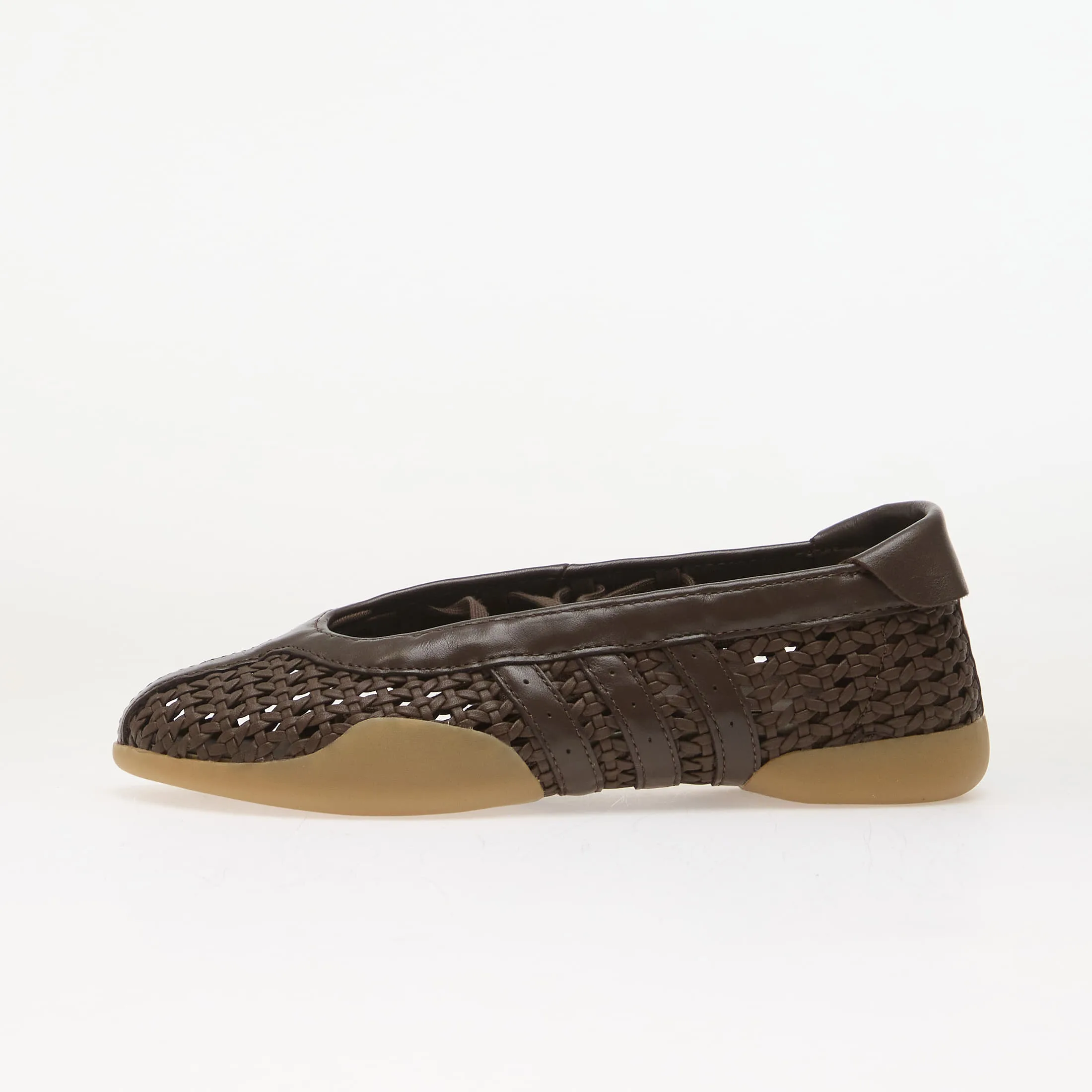 Дамски балеринки adidas Originals Taekwondo Mei Ballet кафяви – Brown|Gum4