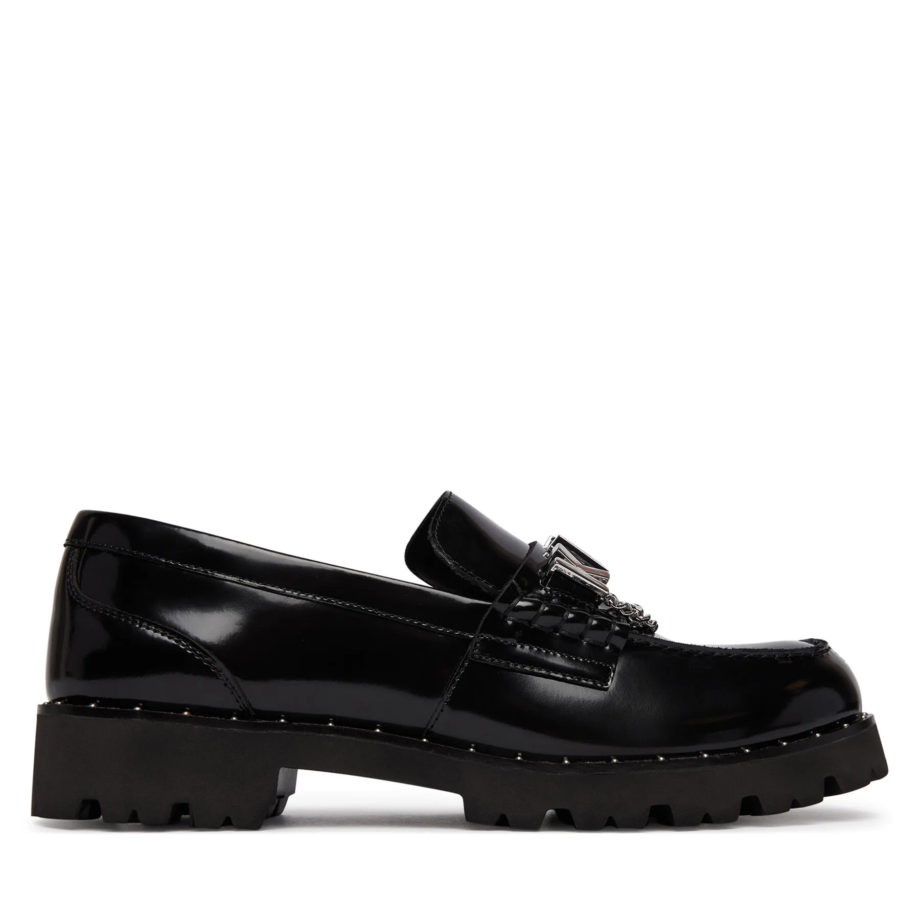 лоуфъри с дебела подметка KARL LAGERFELD Lowell KL42226 Черен – Дамски лоуфъри