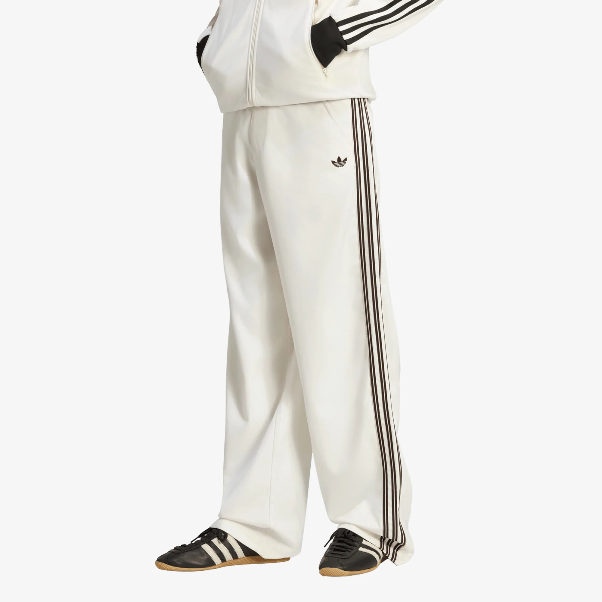 Мъжки панталон adidas Originals Firebird Tailored бял – Cloud White – Мъжки текстилни панталони