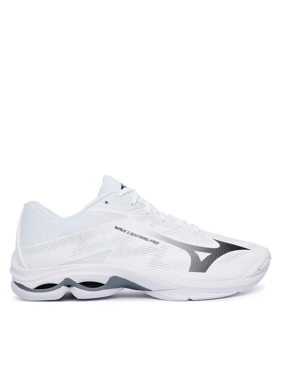 Мъжки обувки за зала Mizuno Wave Lightning Pro бели – Бял – Обувки за спортове на закрито