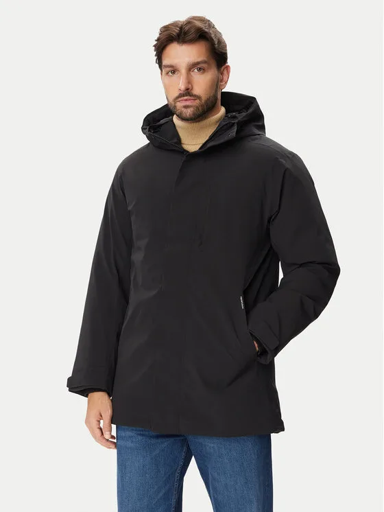 Jack & Jones Парка Ekeen 12298865 Черен Regular Fit – Мъжки якета и палта