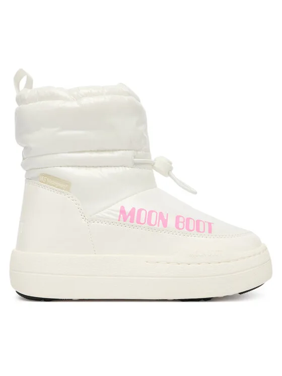 Moon Boot Апрески Mb Jr Park Tube Mid Glitter Wp 80D3440110 Бял – Детски апрески