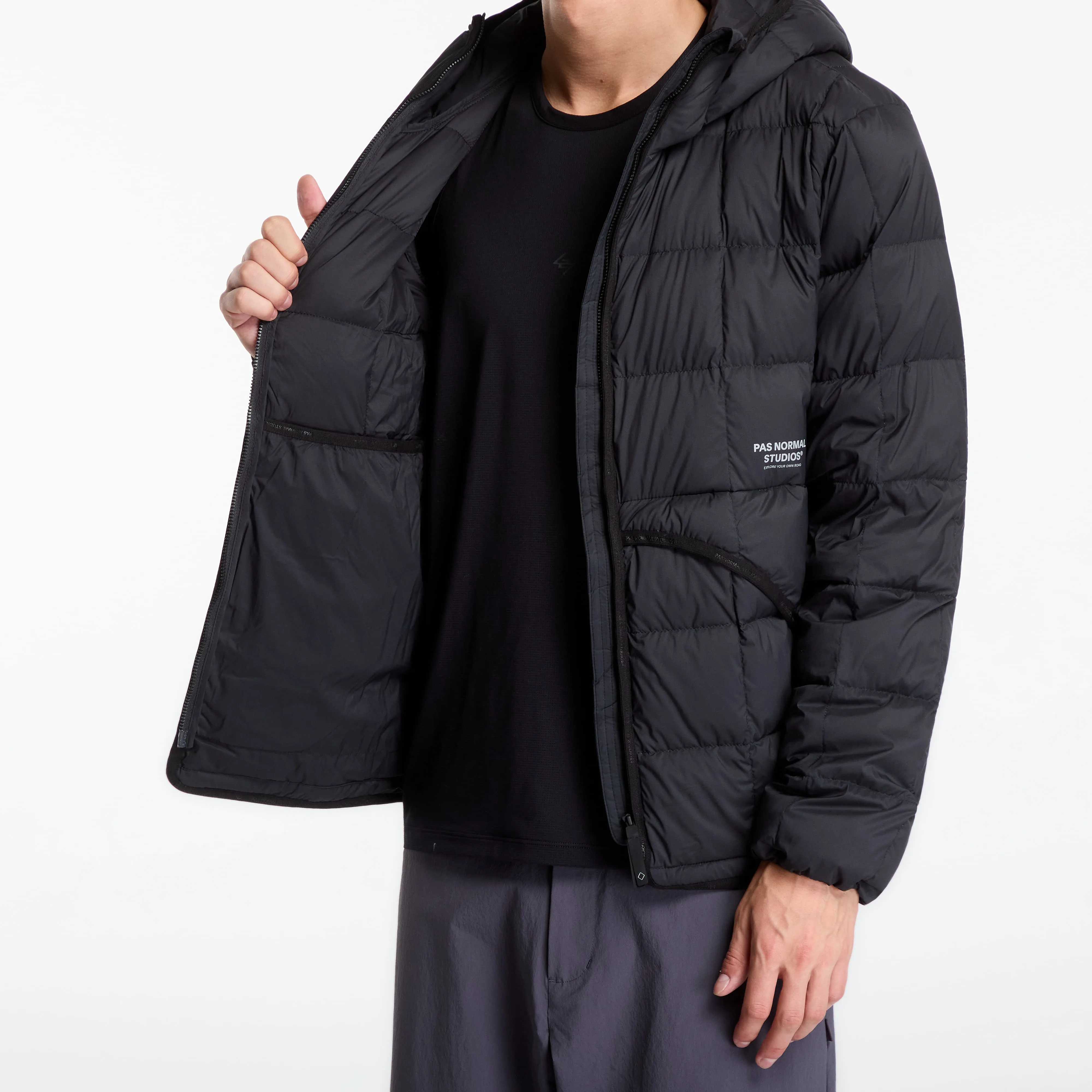 Яке Pas Normal Studios Off-Race Down Liner Jacket Black L – Мъжки якета и палта