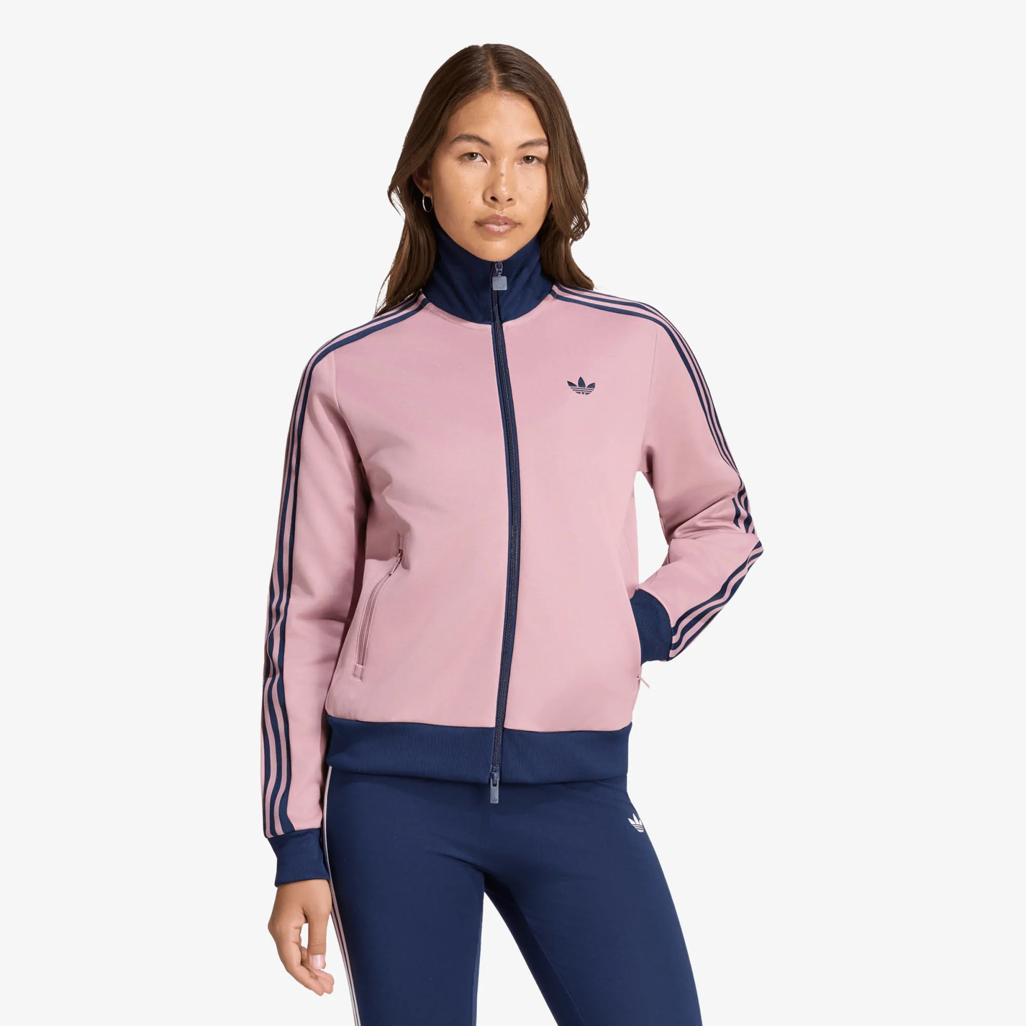 Яке adidas Beckenbauer Track Top Magic Mauve/ Night Indigo S – Magic Mauve|Night Indigo – Дамски якета и палта