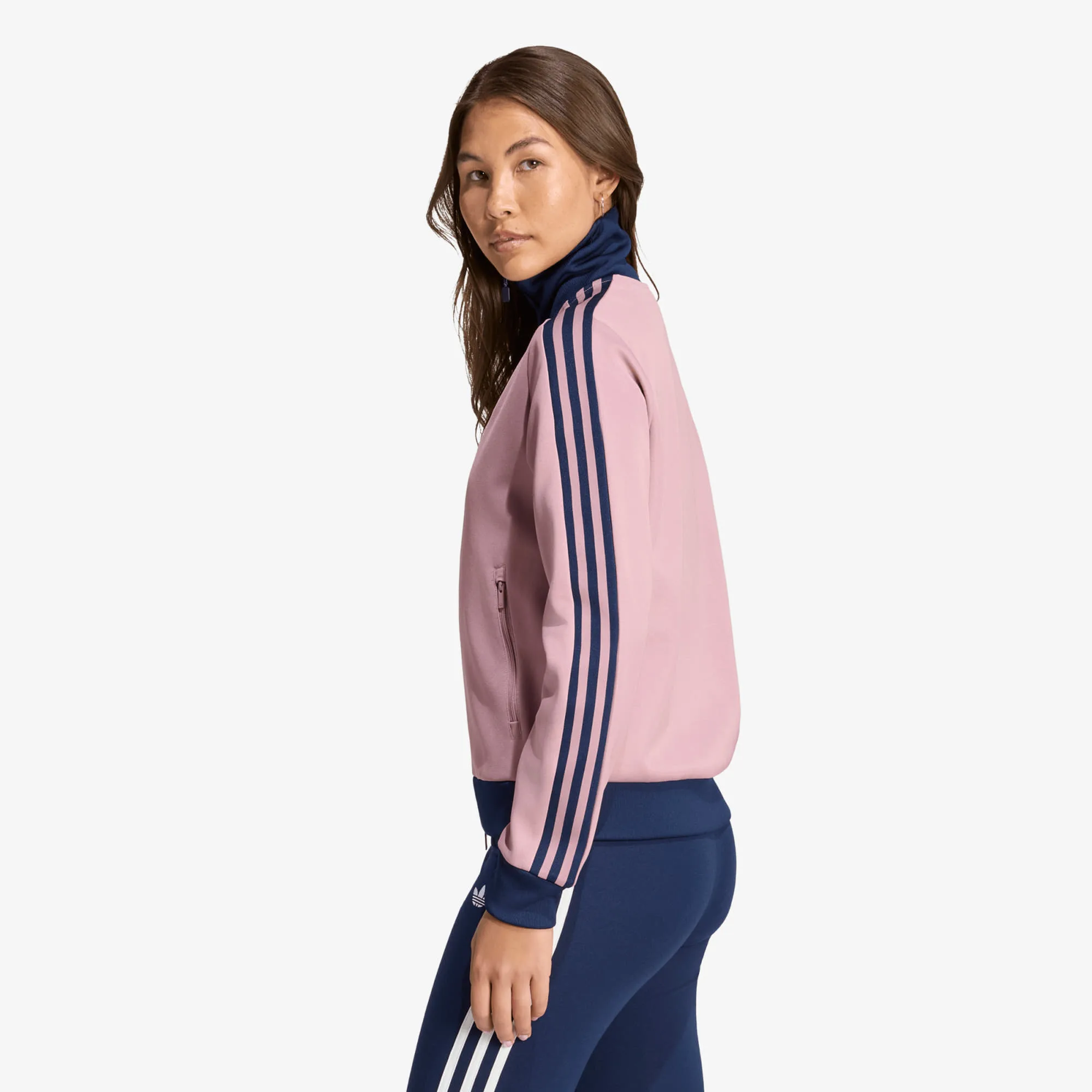 Яке adidas Beckenbauer Track Top Magic Mauve/ Night Indigo S – Magic Mauve|Night Indigo – Дамски якета и палта