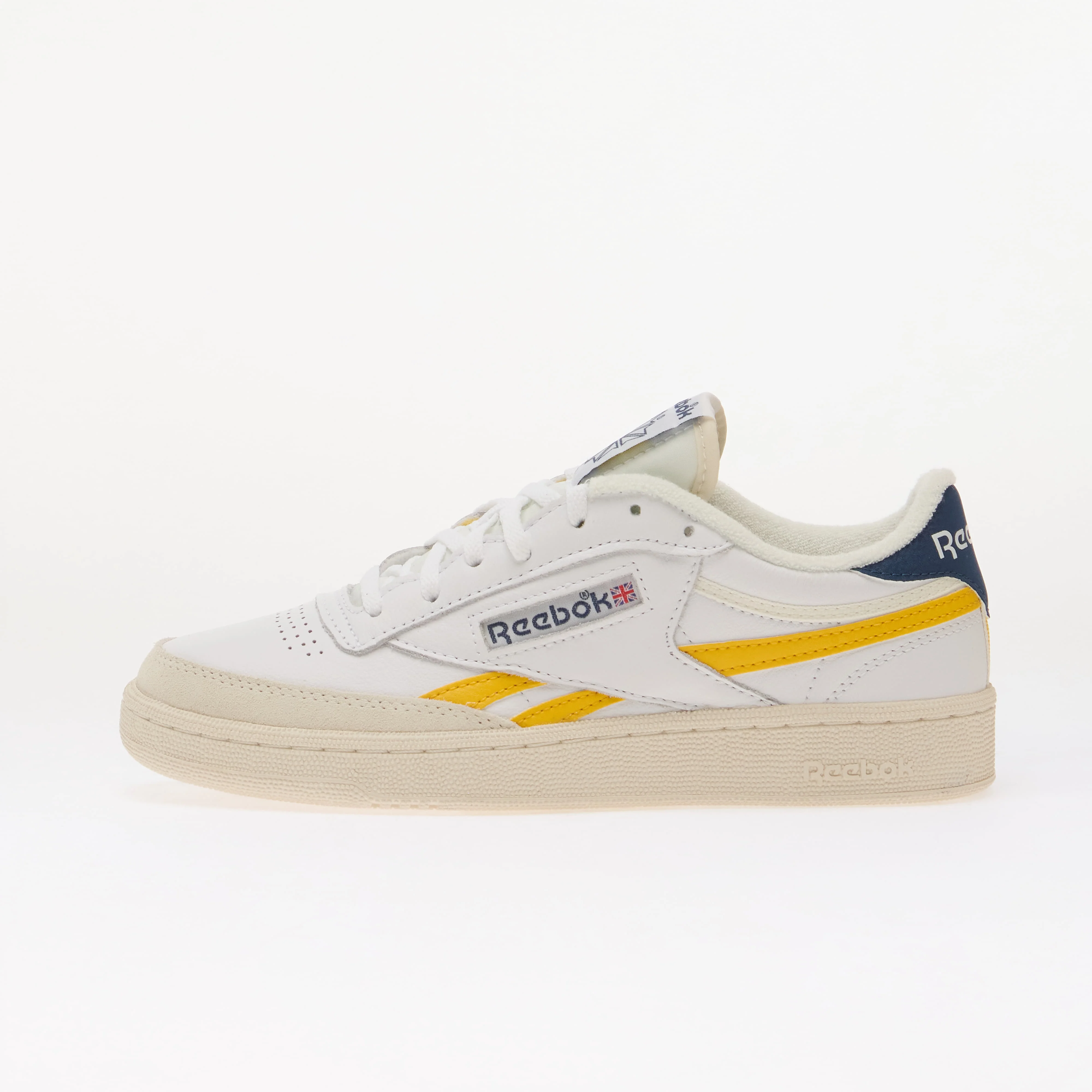 Сникърси Reebok Club C Revenge Ftwr White/ Always Yellow/ Batik Blue EUR 42.5 – Ftwr White|Always Yellow|Batik Blue – Мъжки маратонки