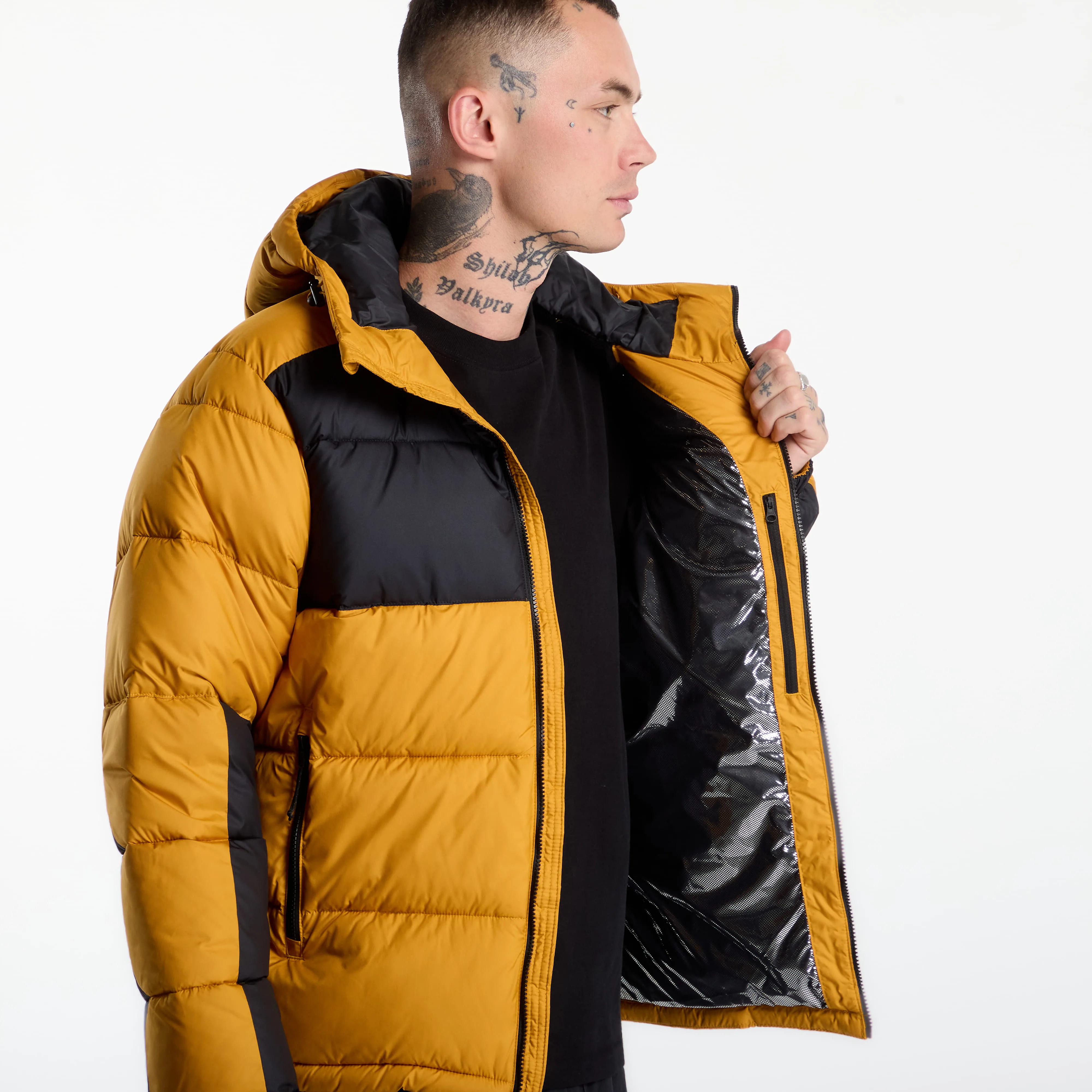 Мъжки суитшърт с качулка Columbia Pike Lake II Hooded Jacket 2050931735 черен – Squash|Black – Мъжки худита
