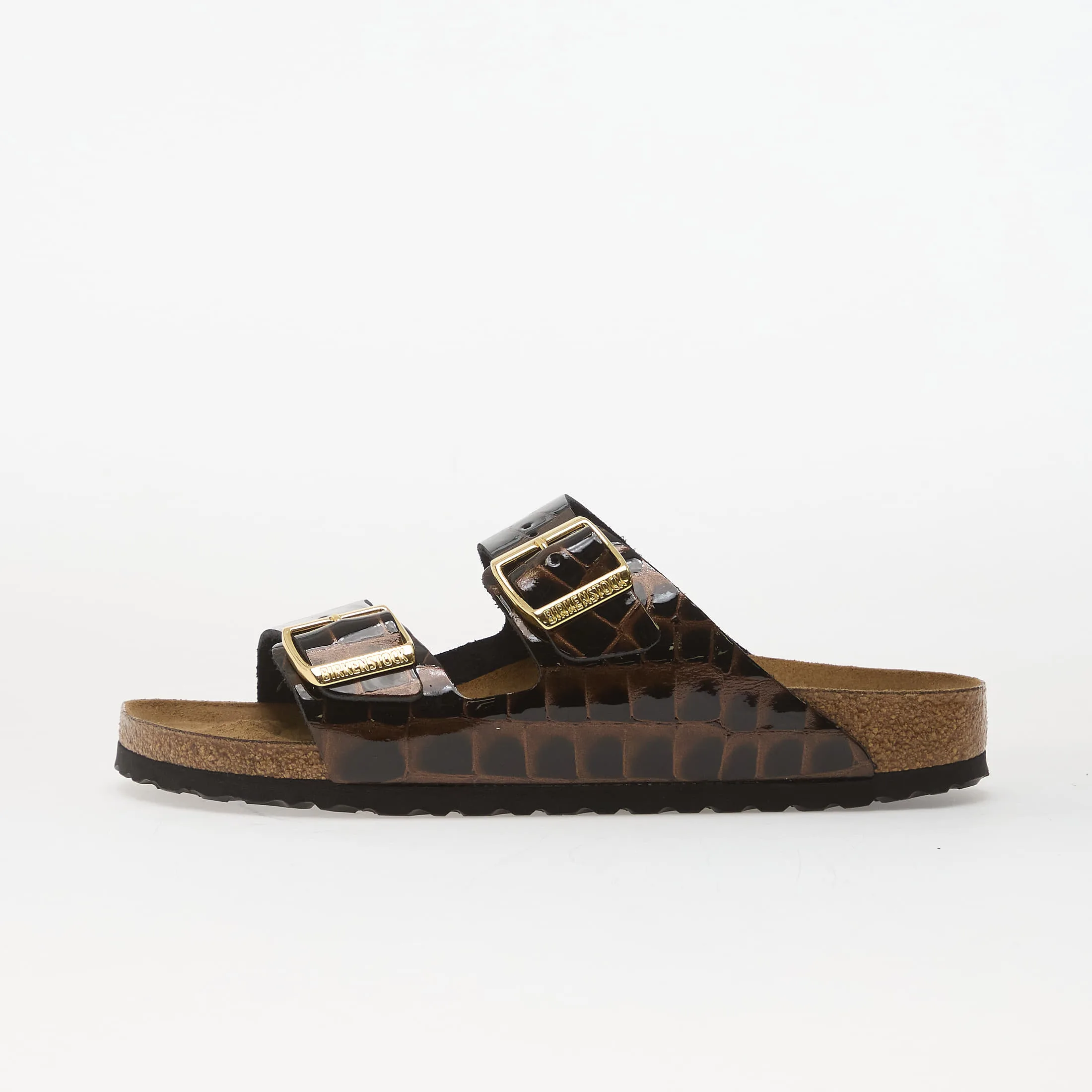 Мъжки чехли Birkenstock Arizona Lena черни – Emboss Animal Black