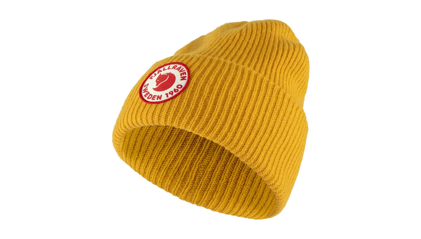 Шапка Fjällräven Logo жълта – Amarelo – Зимни шапки