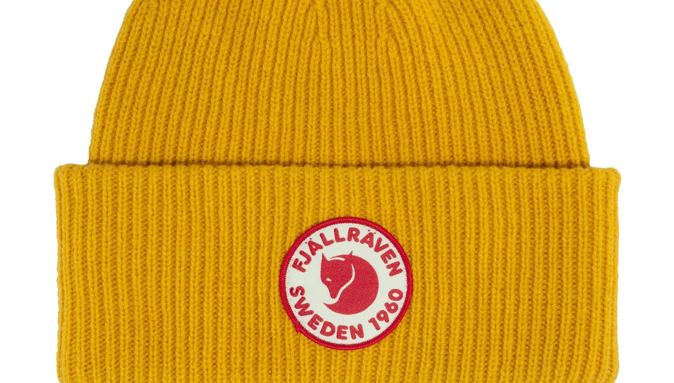 Шапка Fjällräven Logo жълта – Amarelo – Зимни шапки
