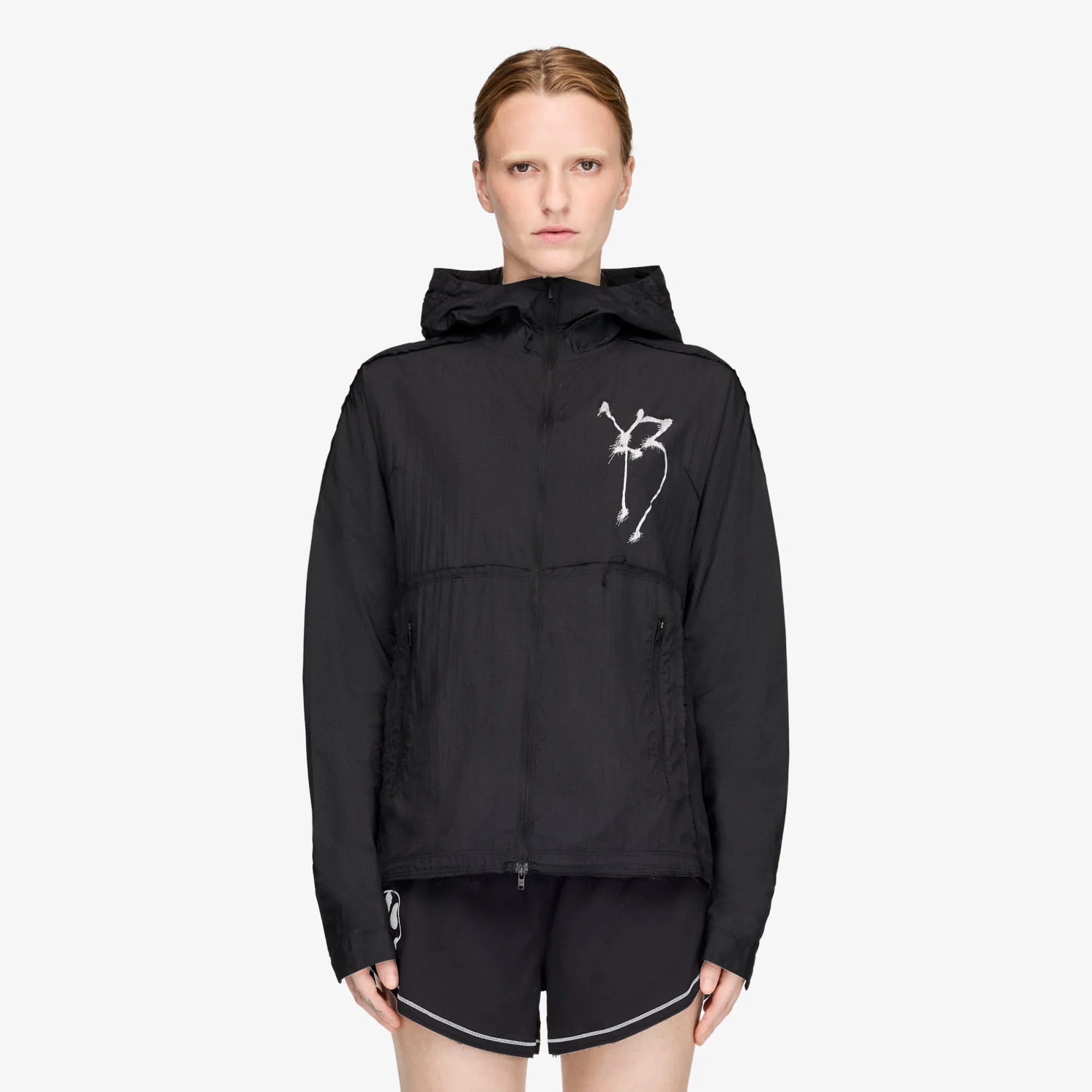 Дамско яке Y-3 x Chito Graphic Running черно – Black – Дамски преходни якета