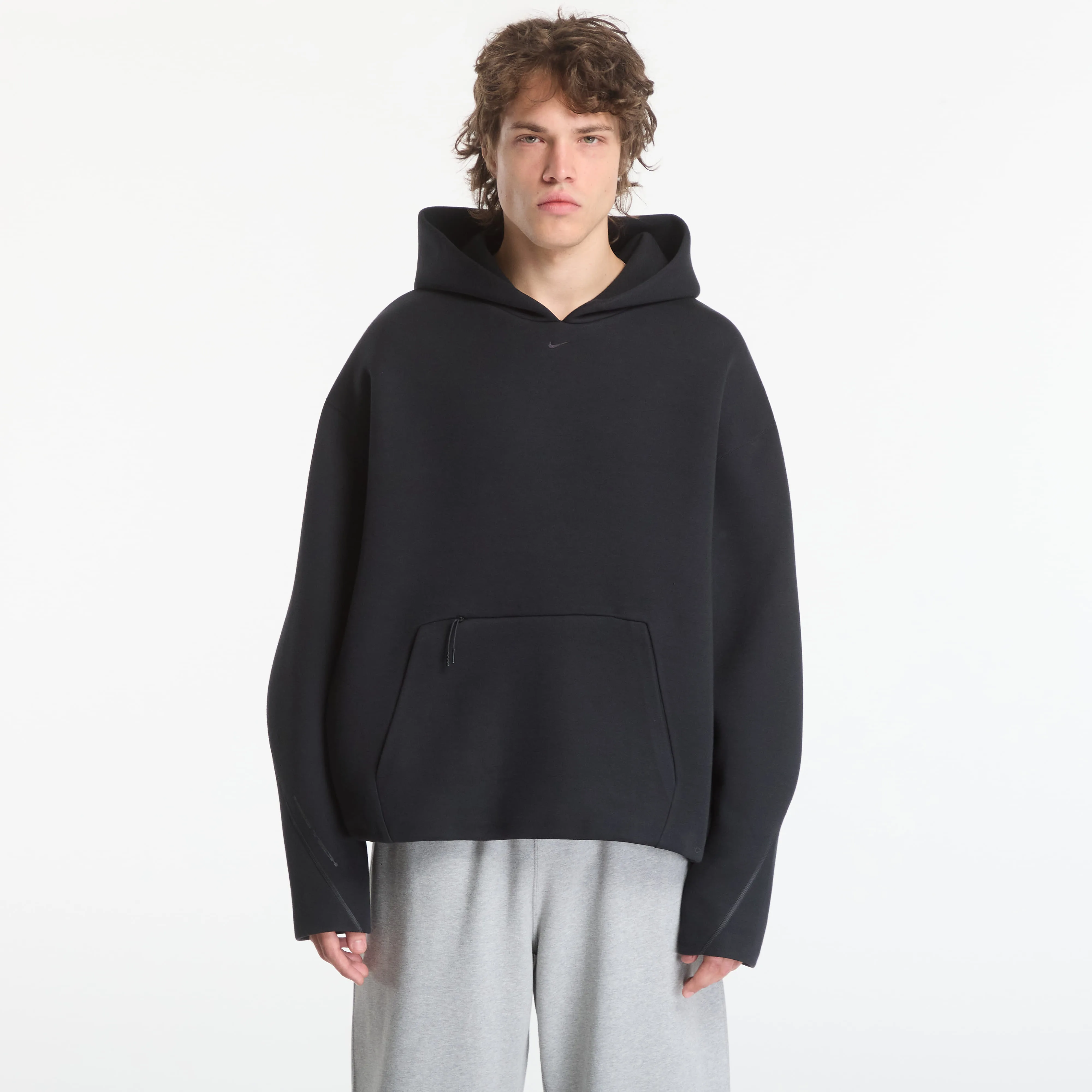 Суитшърт Nike Tech Men's Fleece Pullover Hoodie Black/ Black S – Мъжки суитшърти и худита