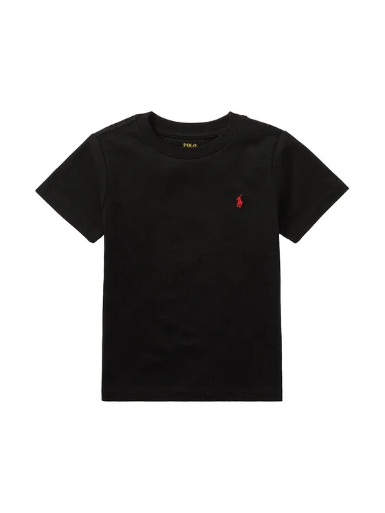 Polo Ralph Lauren Тишърт Ss Cn 322832904036 Черен Regular Fit – Детски тениски